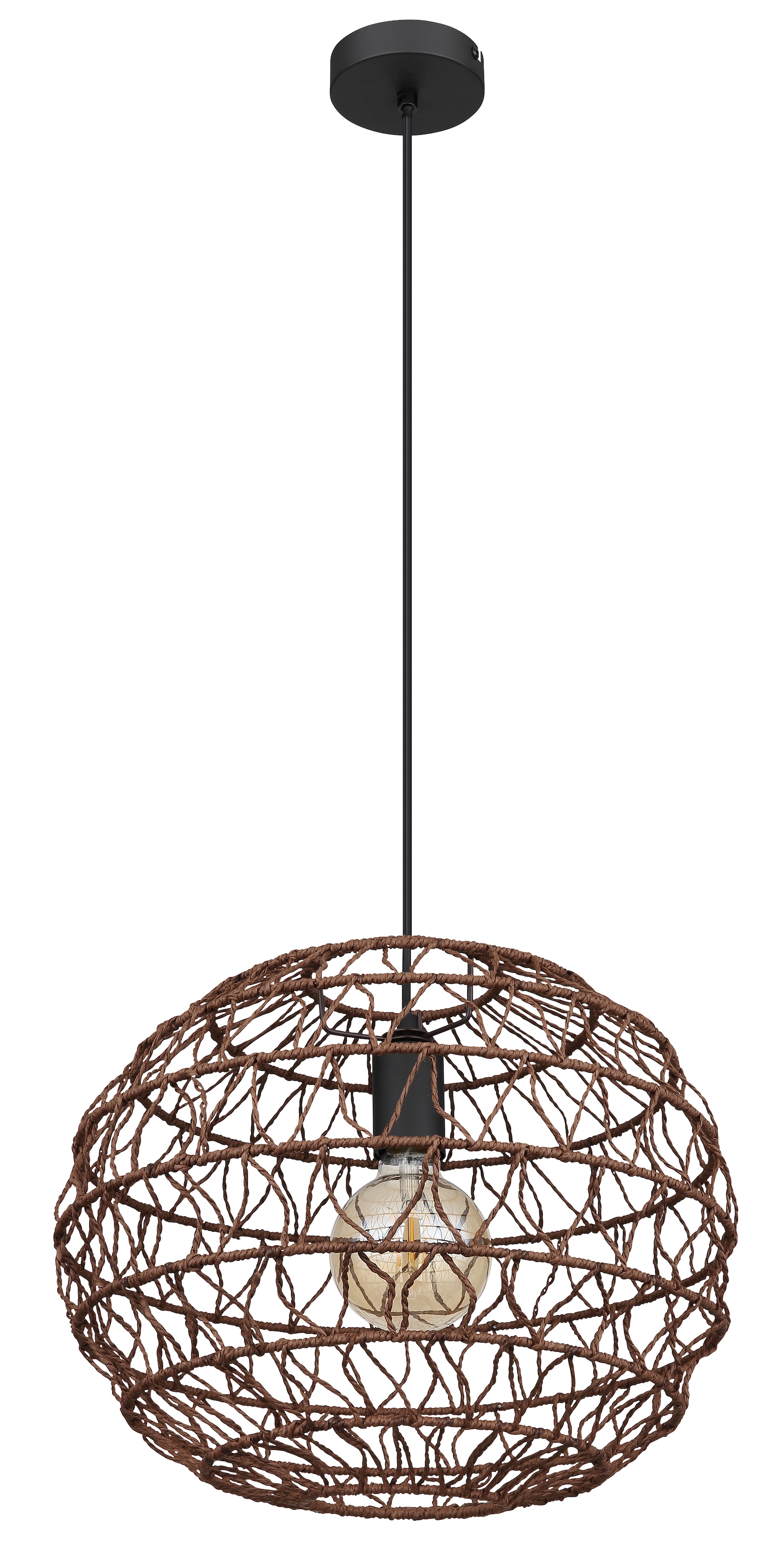 GLOBO LIGHTING Hängeleuchte »SENNI« E27 1 Stk. Hängeleuchte für Esszimmer, Papier
