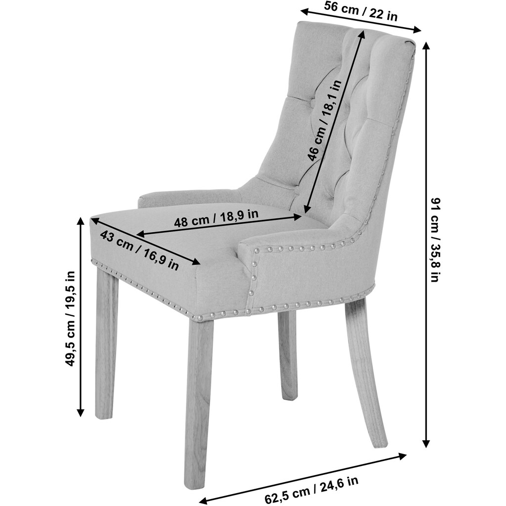 Jahnke Esszimmerstuhl »SAVIK DEVON«, 1 St., Webstoff