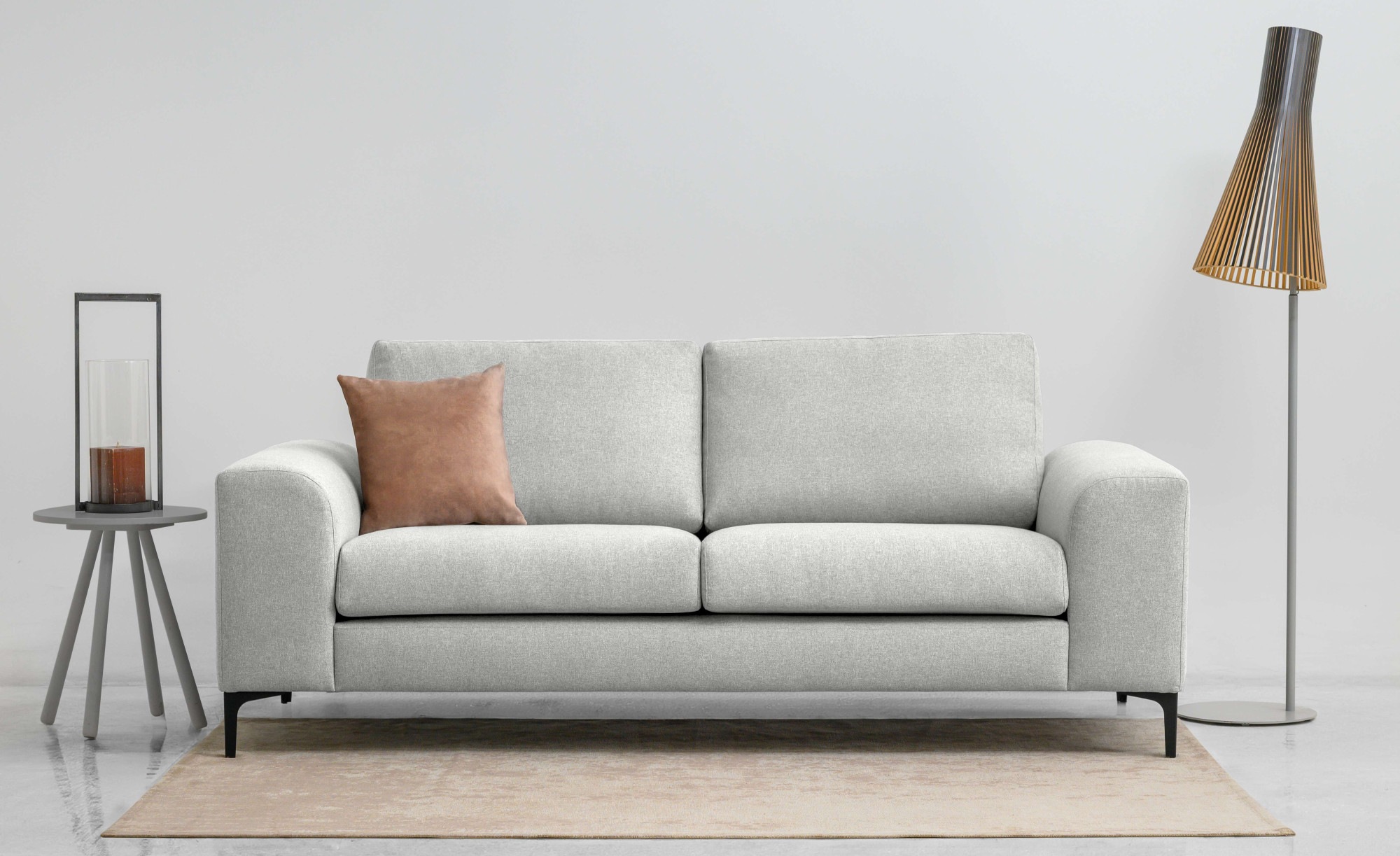 OTTO home 2,5-Sitzer "Henry, Kompaktsofa, Breite 214 cm" mit Metallbeinen, günstig online kaufen