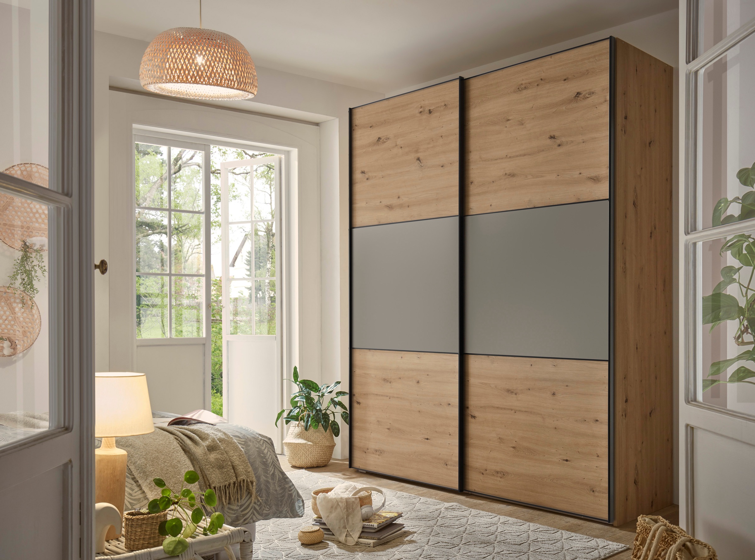 STAUD Schwebetürenschrank »Includo, Made in Germany«, Mit vier verschiedenen Ausstattungsvarianten