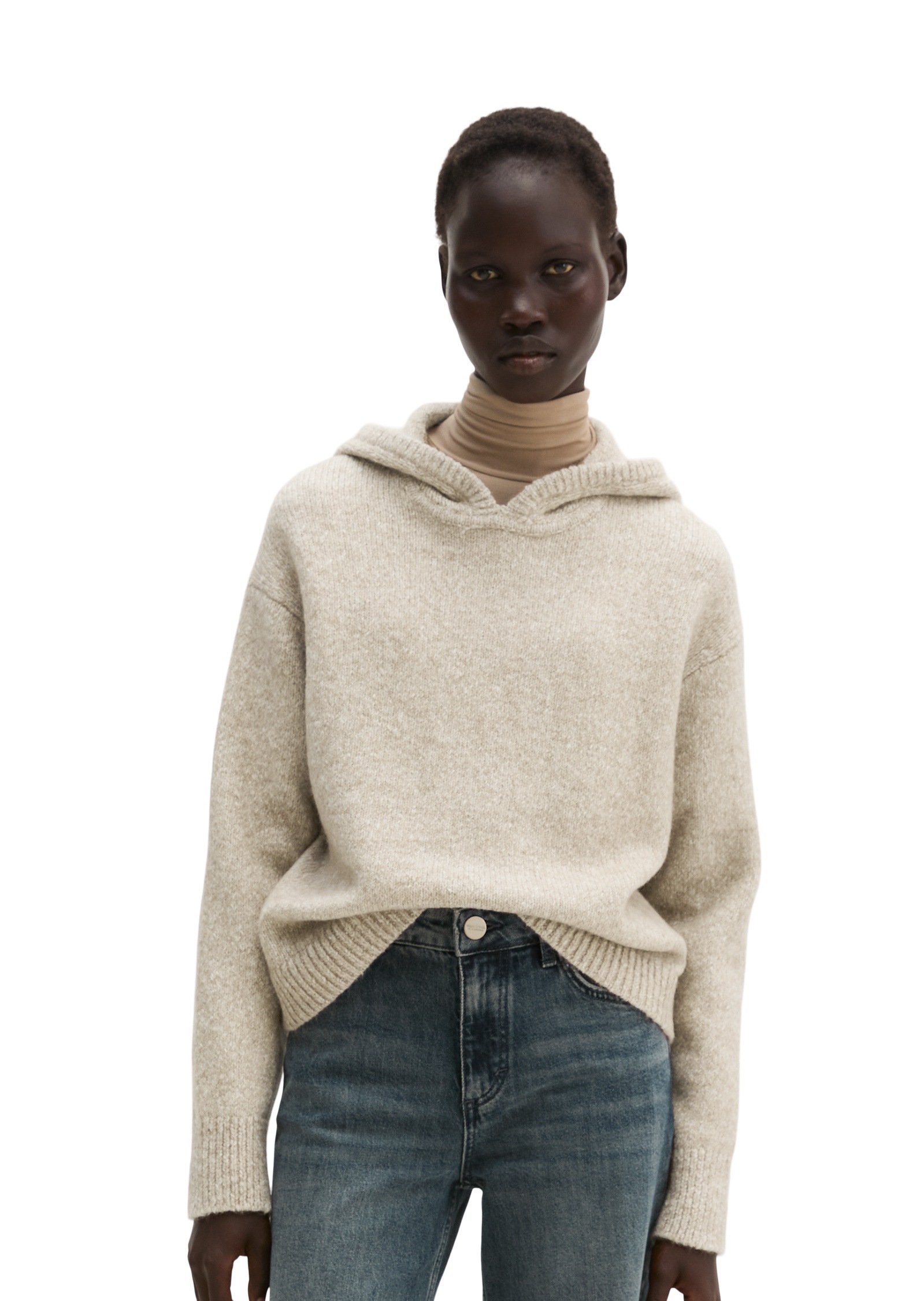 Marc OPolo Strickpullover "aus kuscheligem Organic Cotton-Alpakawolle-Mix"