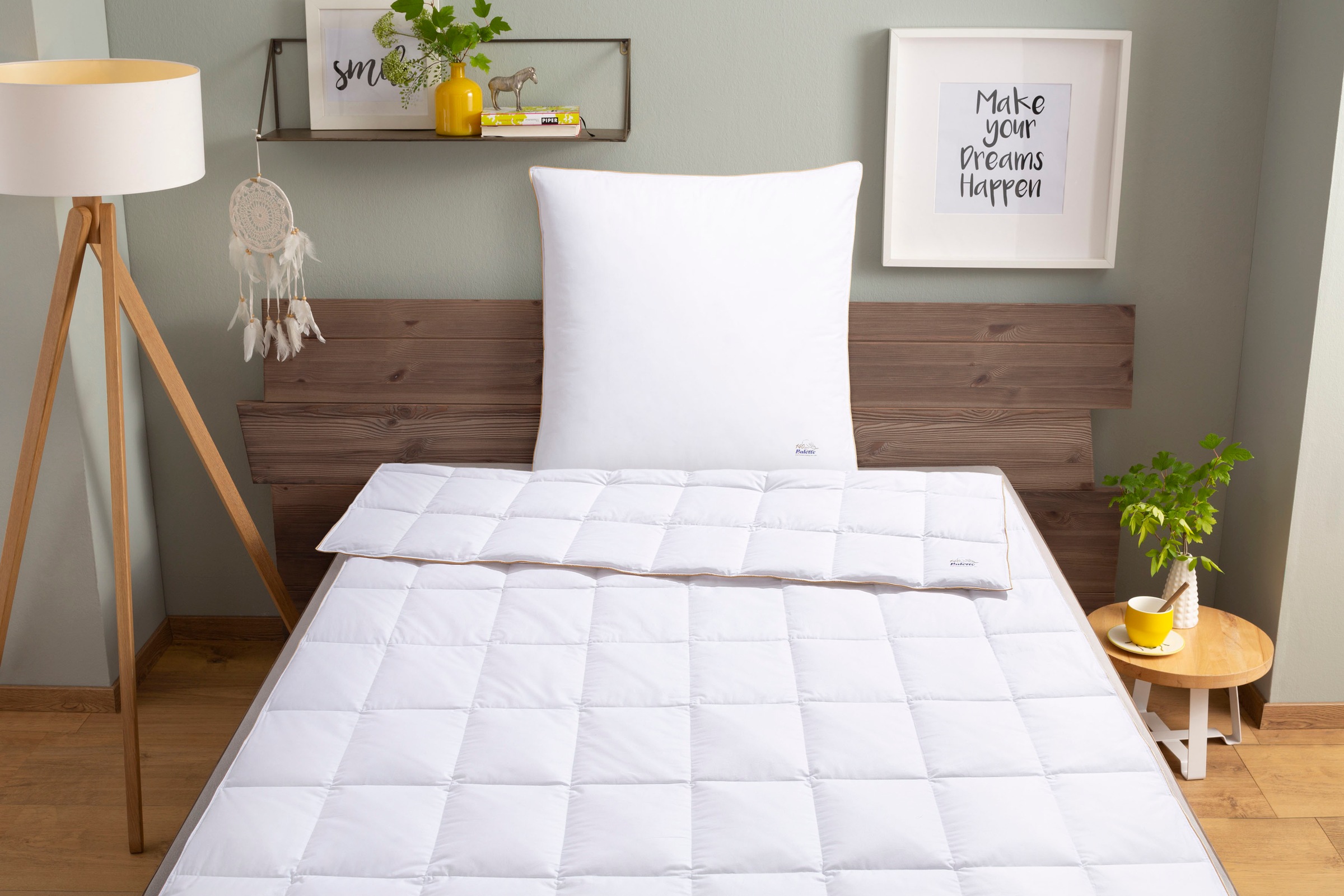 Balette Daunenbettdecke + Kopfkissen "140 Jahre Balette, in 5 Wärmeklassen, günstig online kaufen