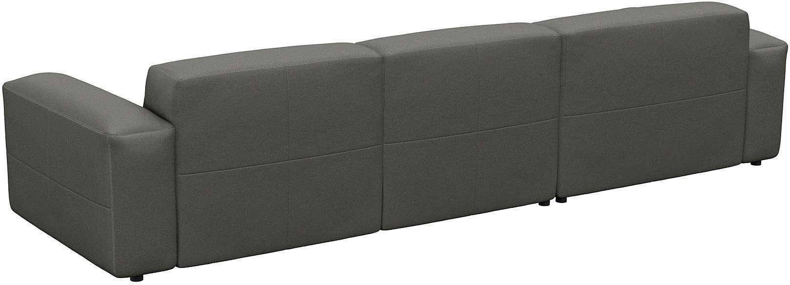 FLEXLUX Ecksofa »Lucera bequem und komfortabel durch hochwertigen Sitzaufbau, L-Form«, modern & anschmiegsam, Kaltschaum, Stahl-Wellenunterfederung