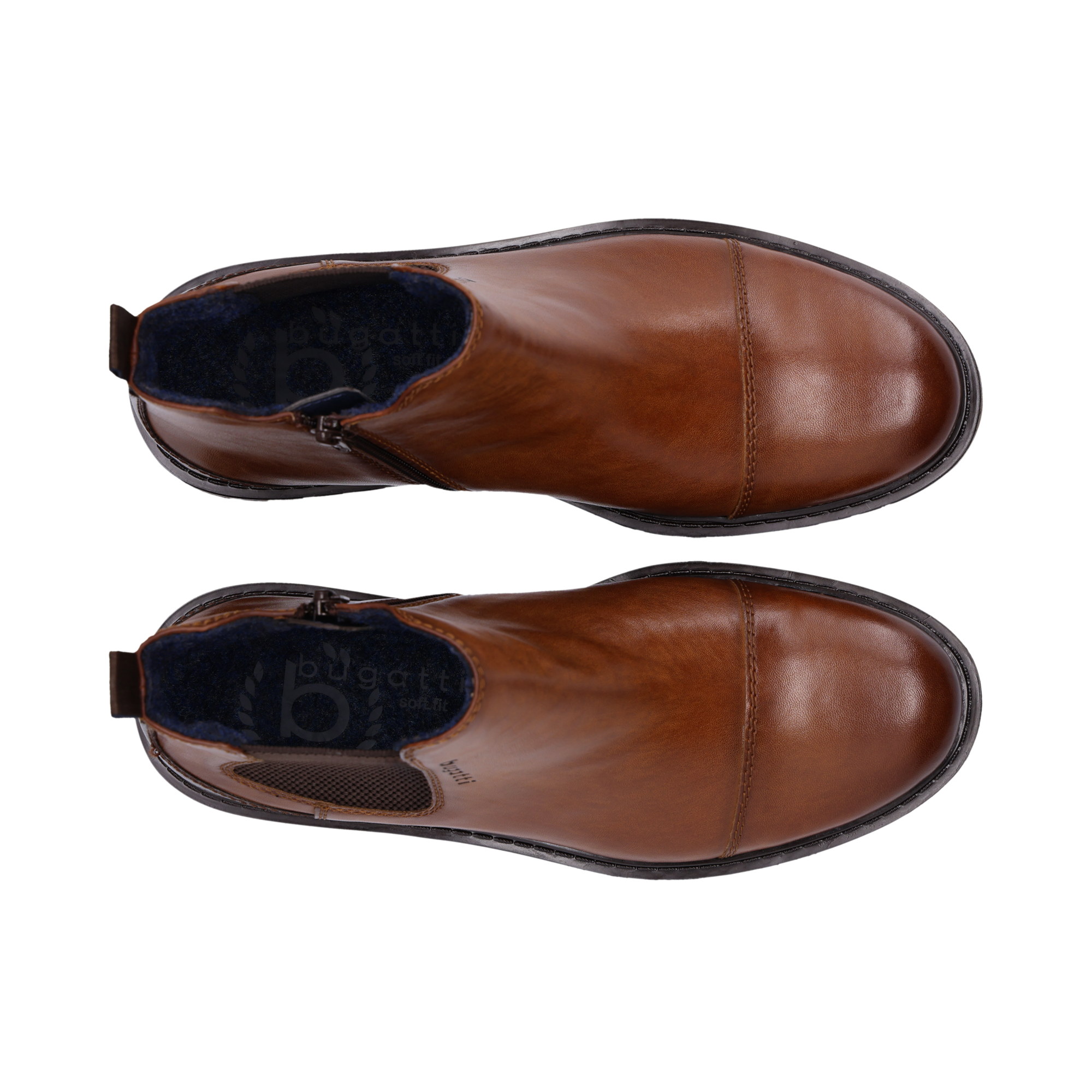 bugatti Chelseaboots  Stiefelette mit Stretcheinsatz und Anziehlasche