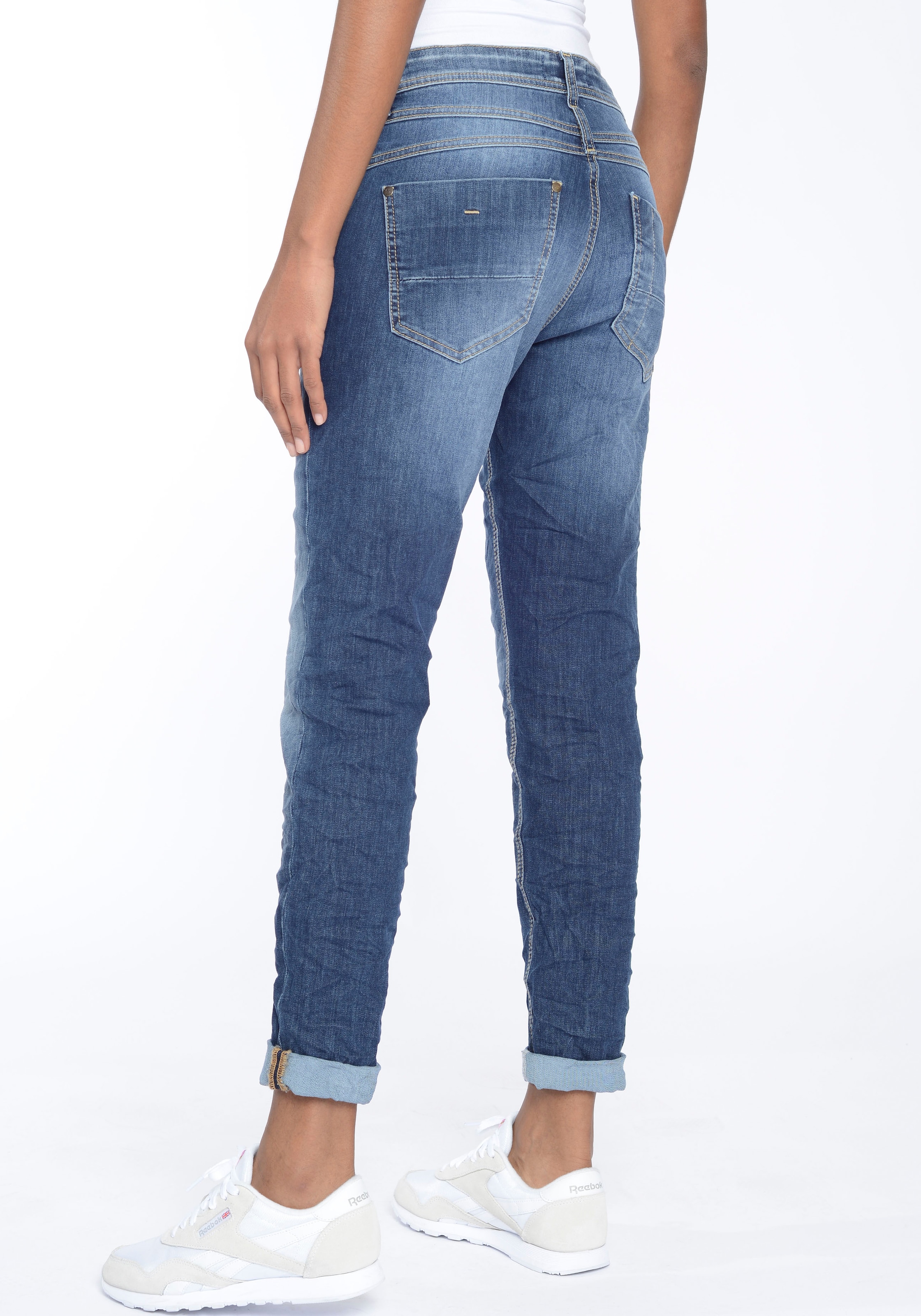 perfekter | GANG Elasthan-Anteil BAUR »94AMELIE«, online durch bestellen Sitz Relax-fit-Jeans