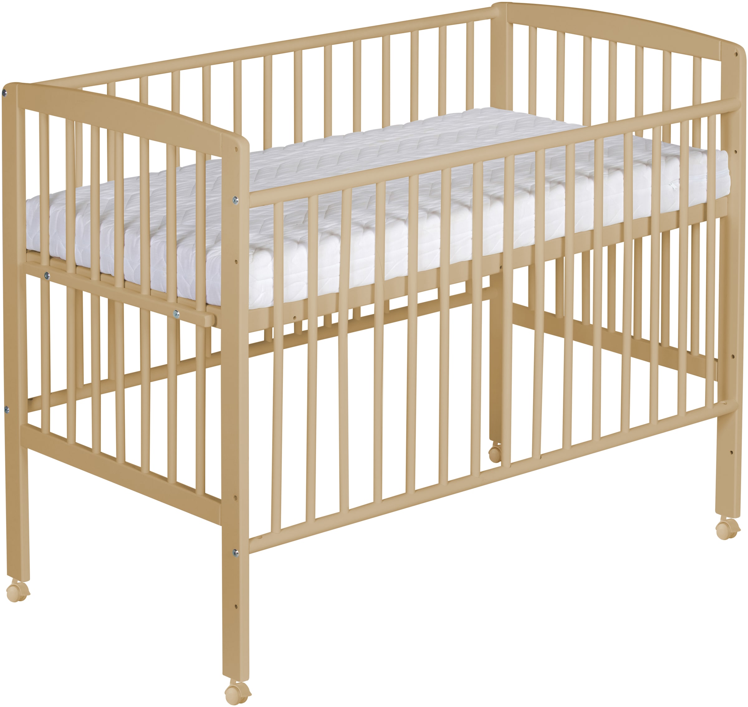 Babybett »Beistellbett Micky plus«, stufenlos höhenverstellbar von 34-62 cm