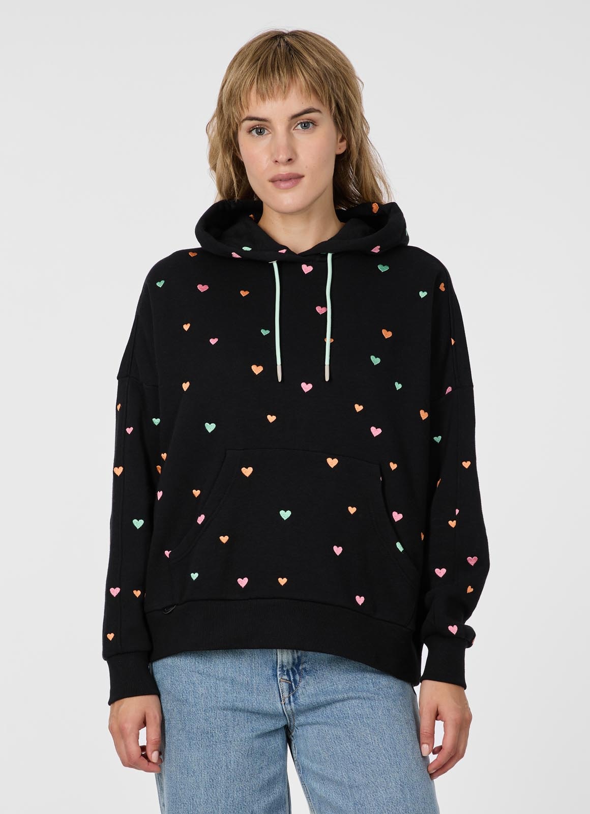 Ragwear Kapuzensweatshirt "PIRITA HEARTS", mit seitlichen Eingrifftaschen u günstig online kaufen