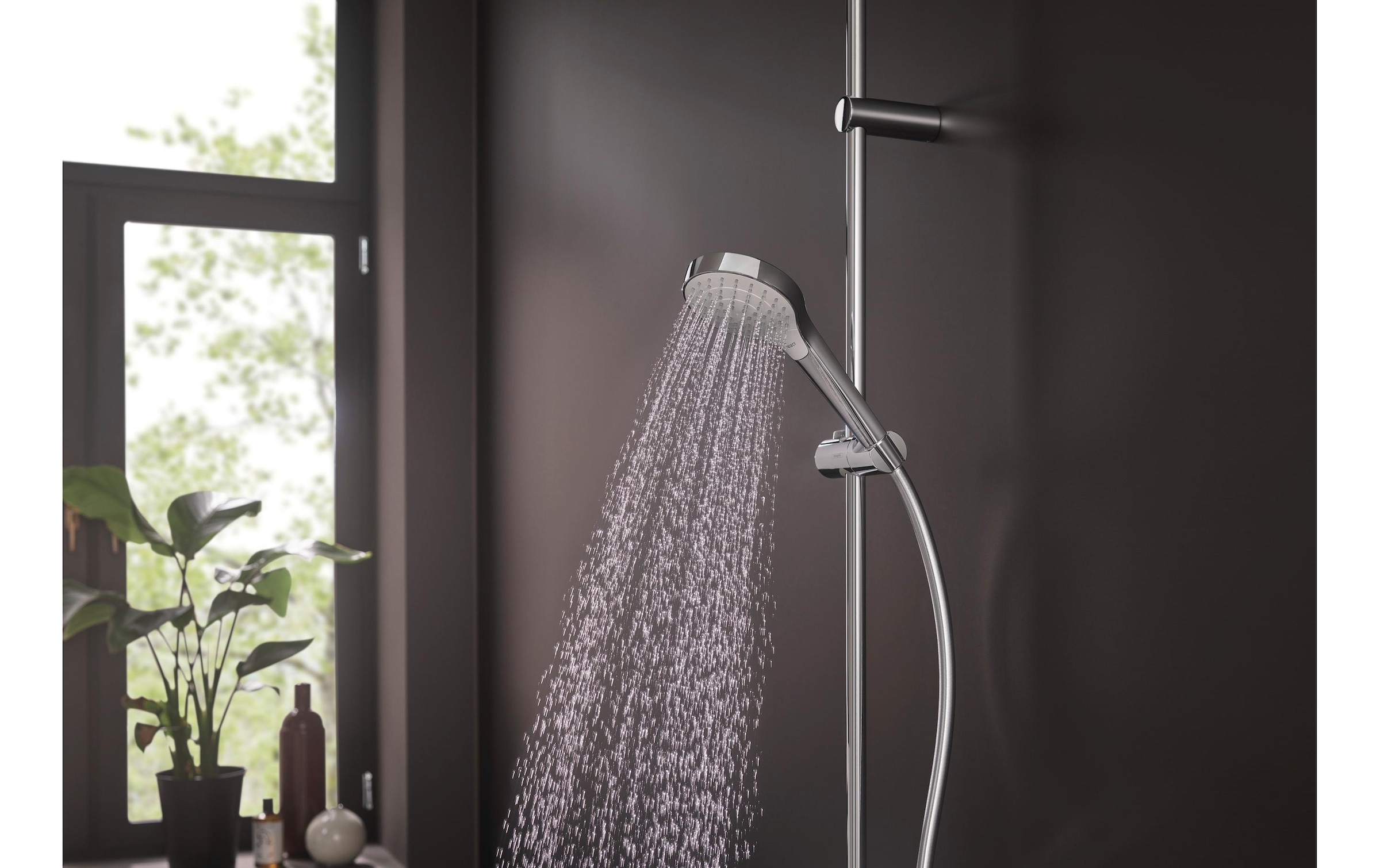 hansgrohe Handbrause »Croma Select S« 11cm, Weiß/chrom