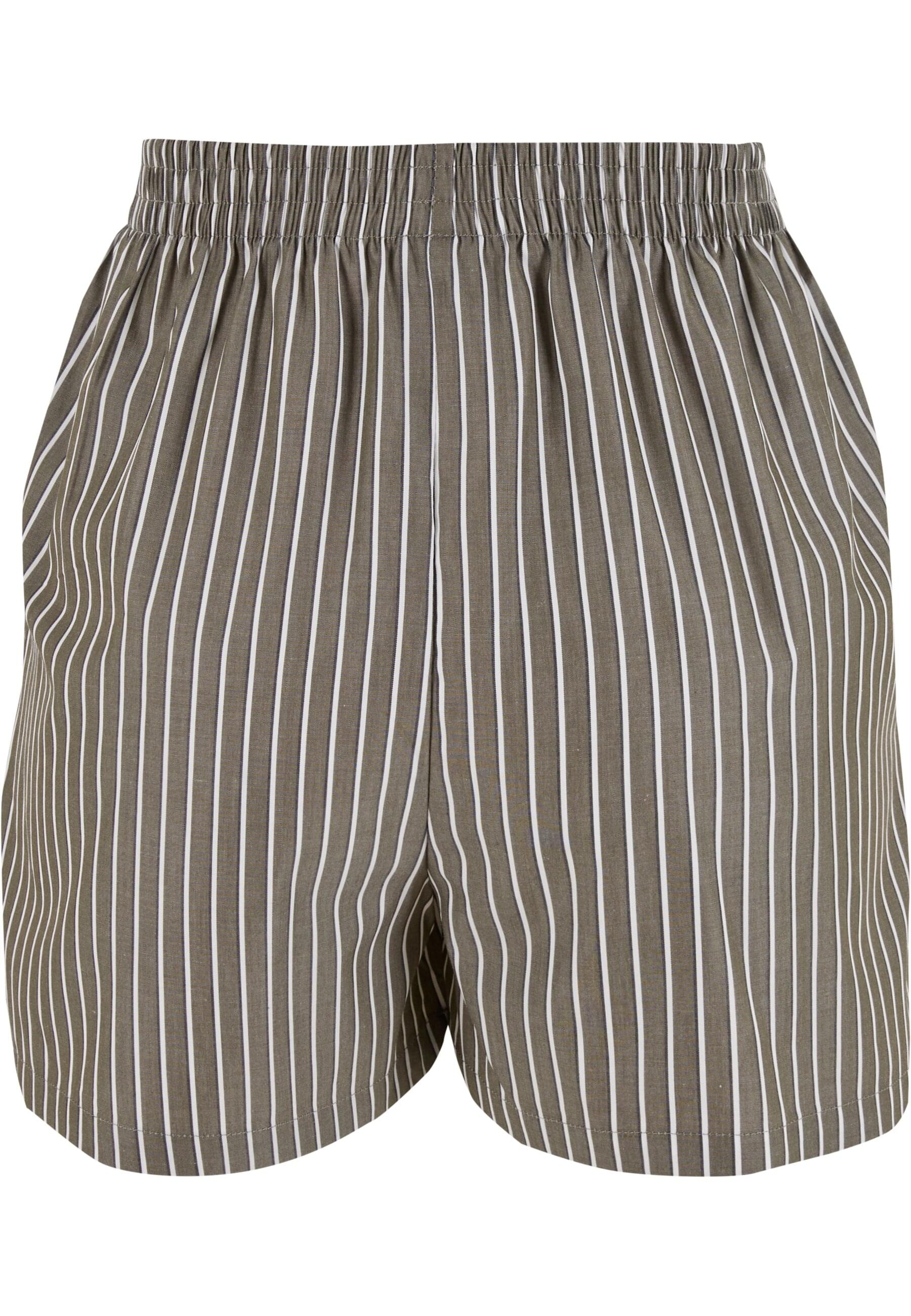 URBAN CLASSICS Shorts "Urban Classics Damen Ladies Striped Shorts" günstig online kaufen