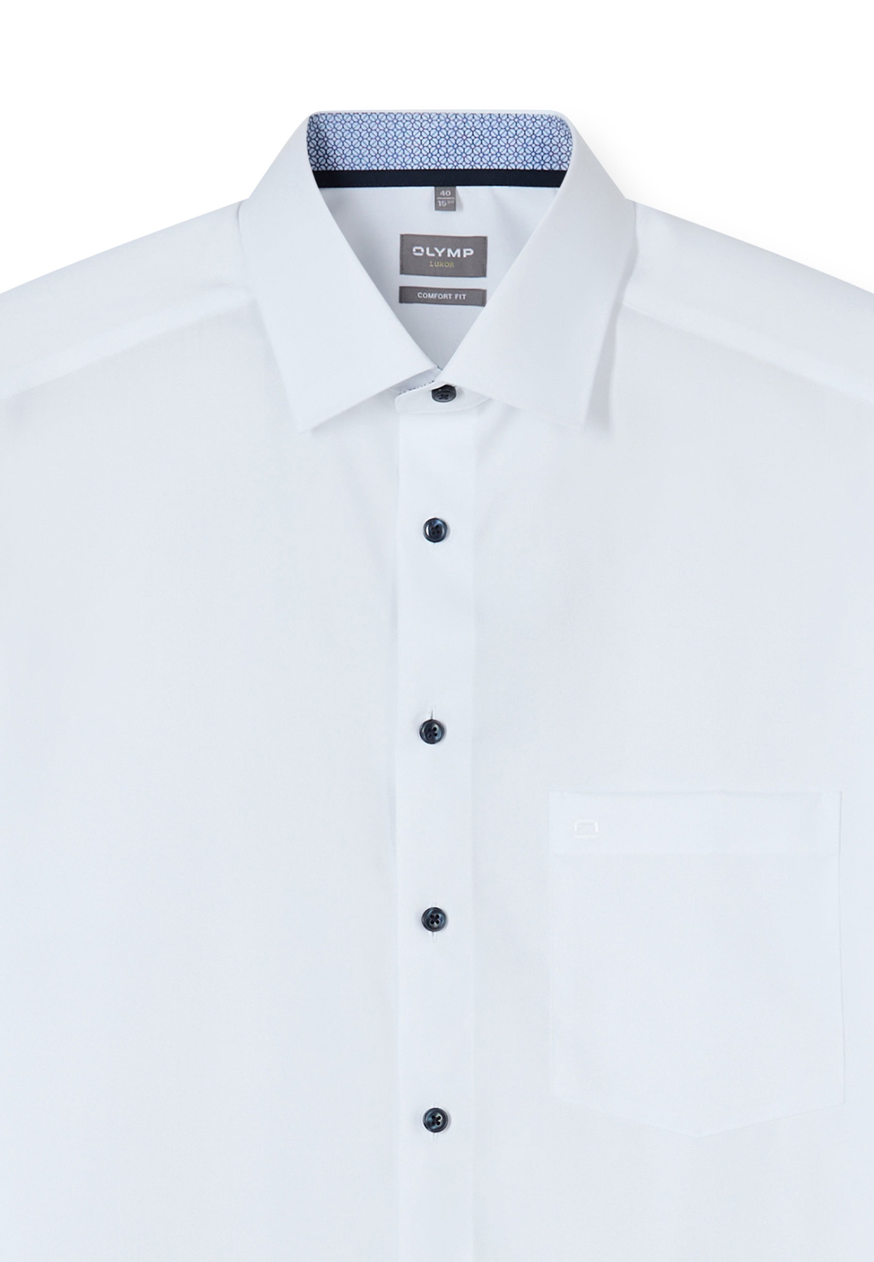 OLYMP Luxor Men's Business Shirt White 48 5