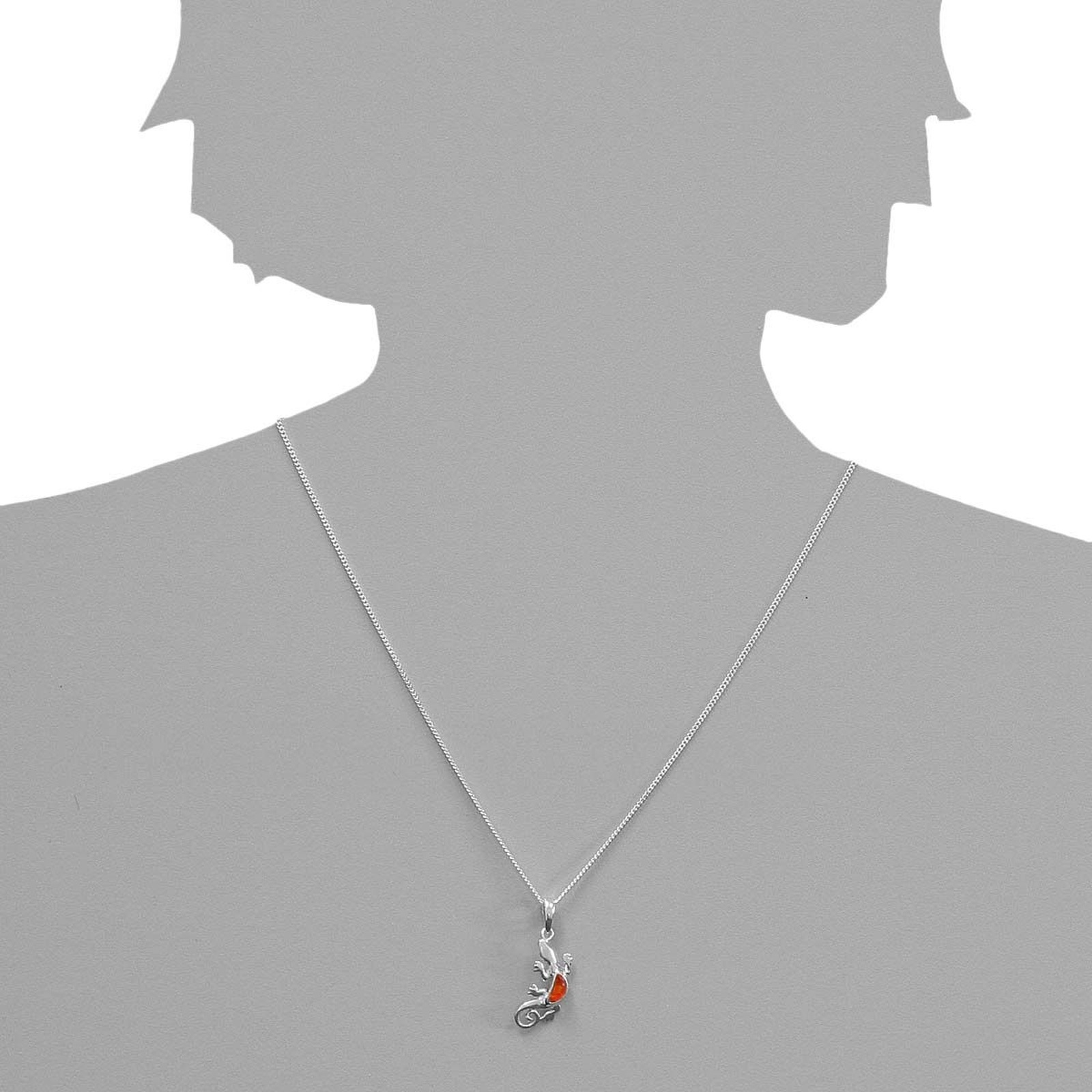 OSTSEE-SCHMUCK Kettenanhänger »Ostsee-Schmuck Anhänger Echse Anhänger Echse«, (1 tlg.)