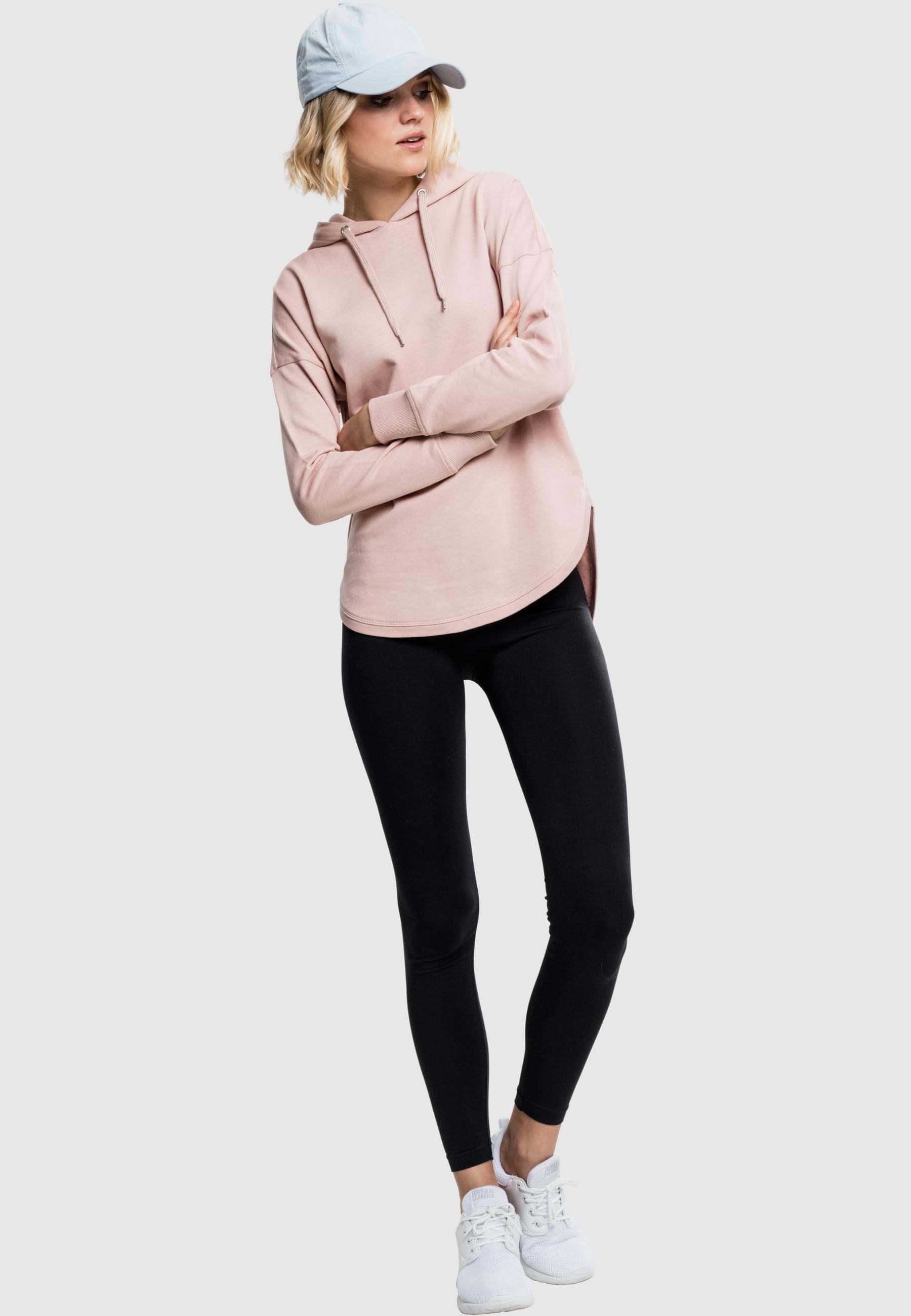 URBAN CLASSICS Rundhalspullover »Urban Classics Damen Ladies Oversized Terry Hoody«, (1 tlg.)