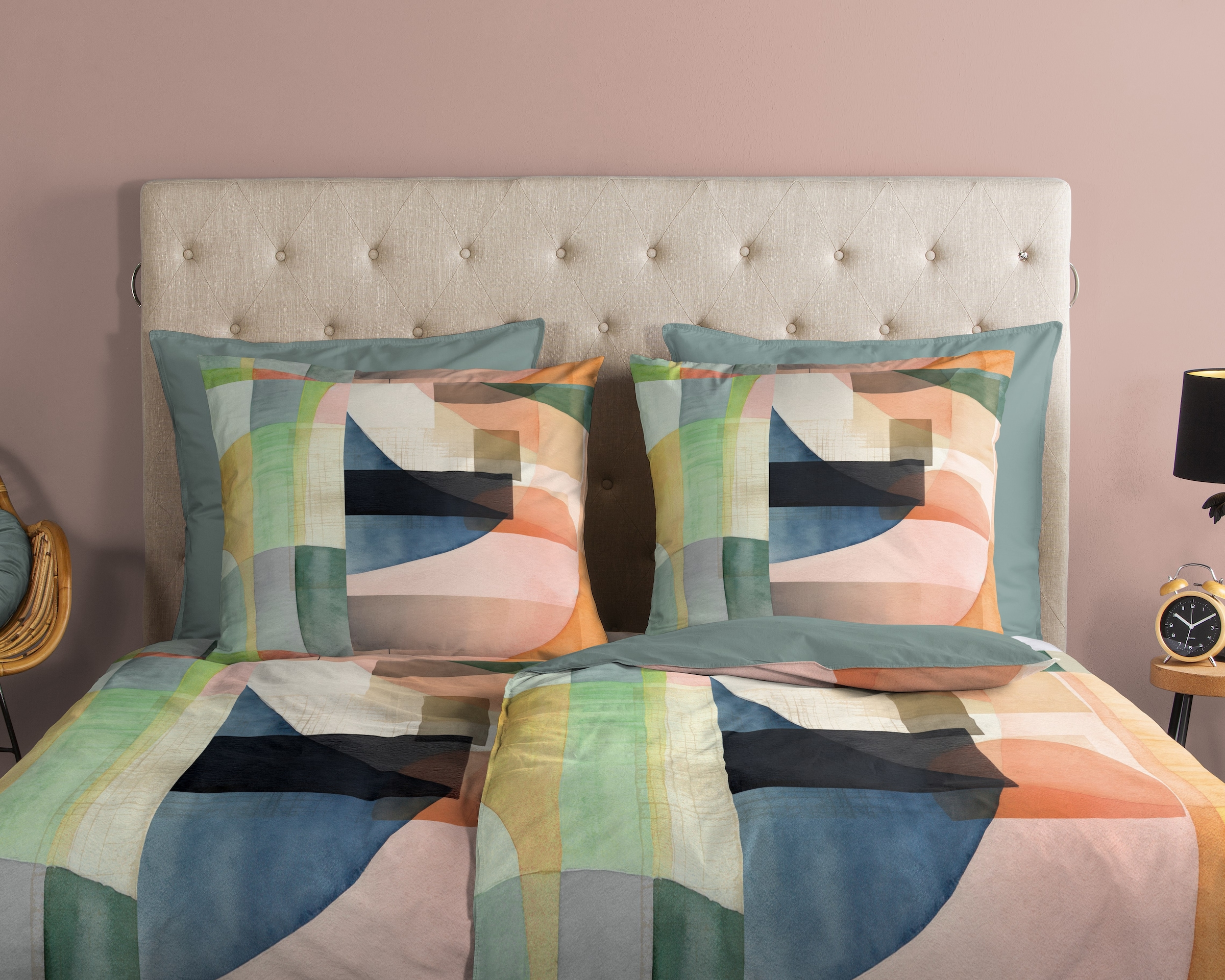 good morning Wendebettwäsche »Sneezle« 2 100% Baumwolle, Renforcé, Reißverschluss, Wendeoptik, Modern, Bunt