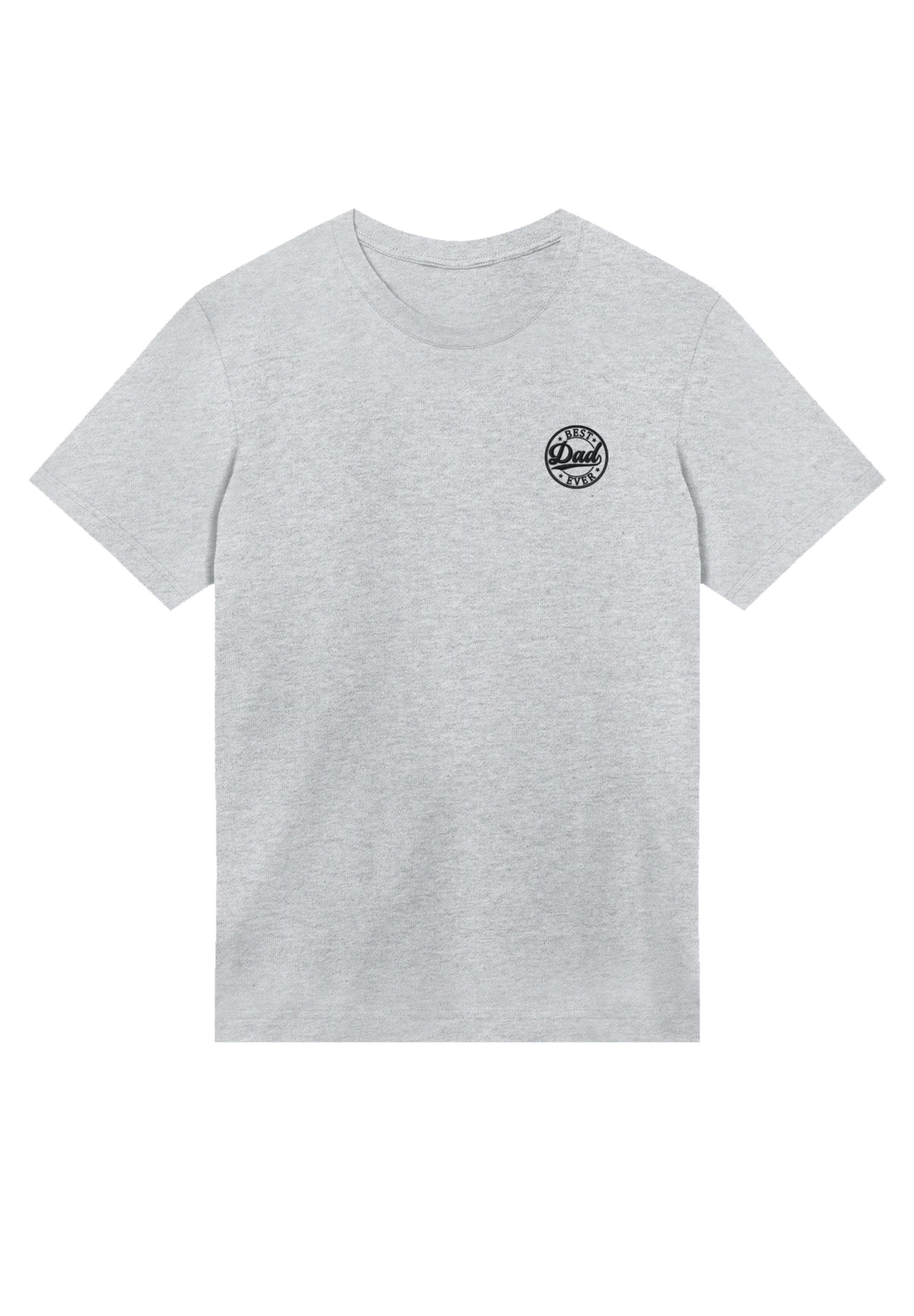 F4NT4STIC T-Shirt »Best Dad Ever Vatertag Bester Papa Bestickt«, Premium Qualität, Stickerei