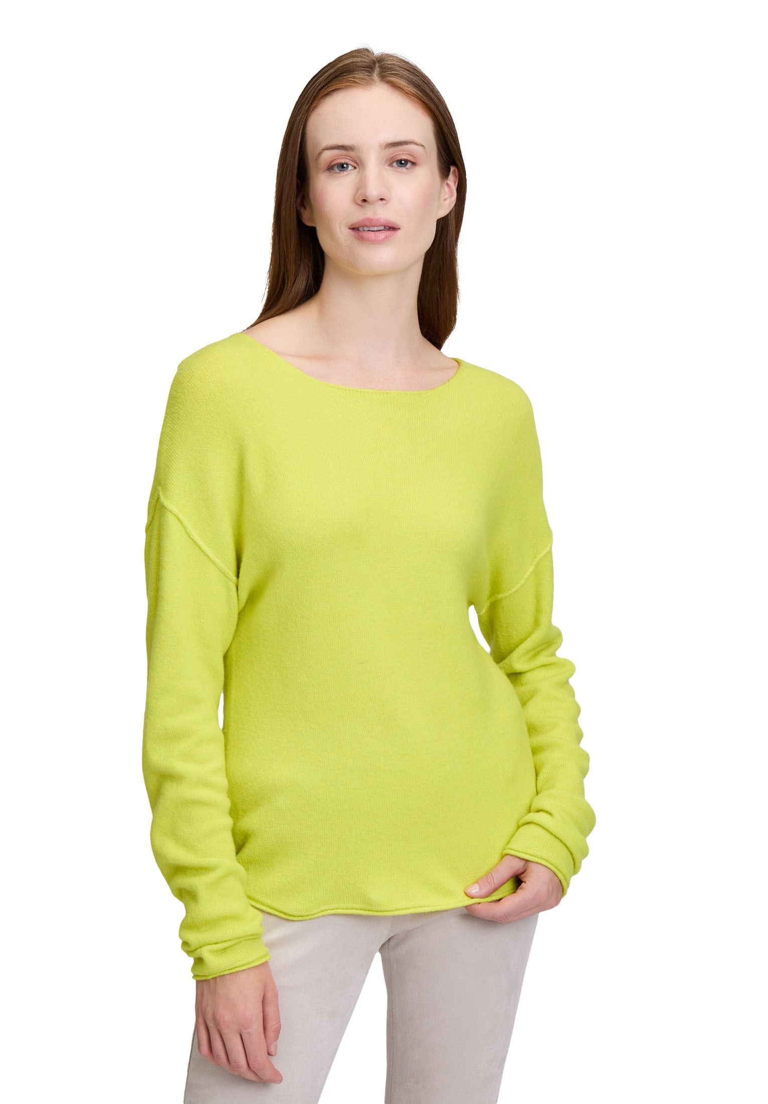 Cartoon Strickpullover "Cartoon Damen Strickpullover mit Rundhalsausschnitt günstig online kaufen