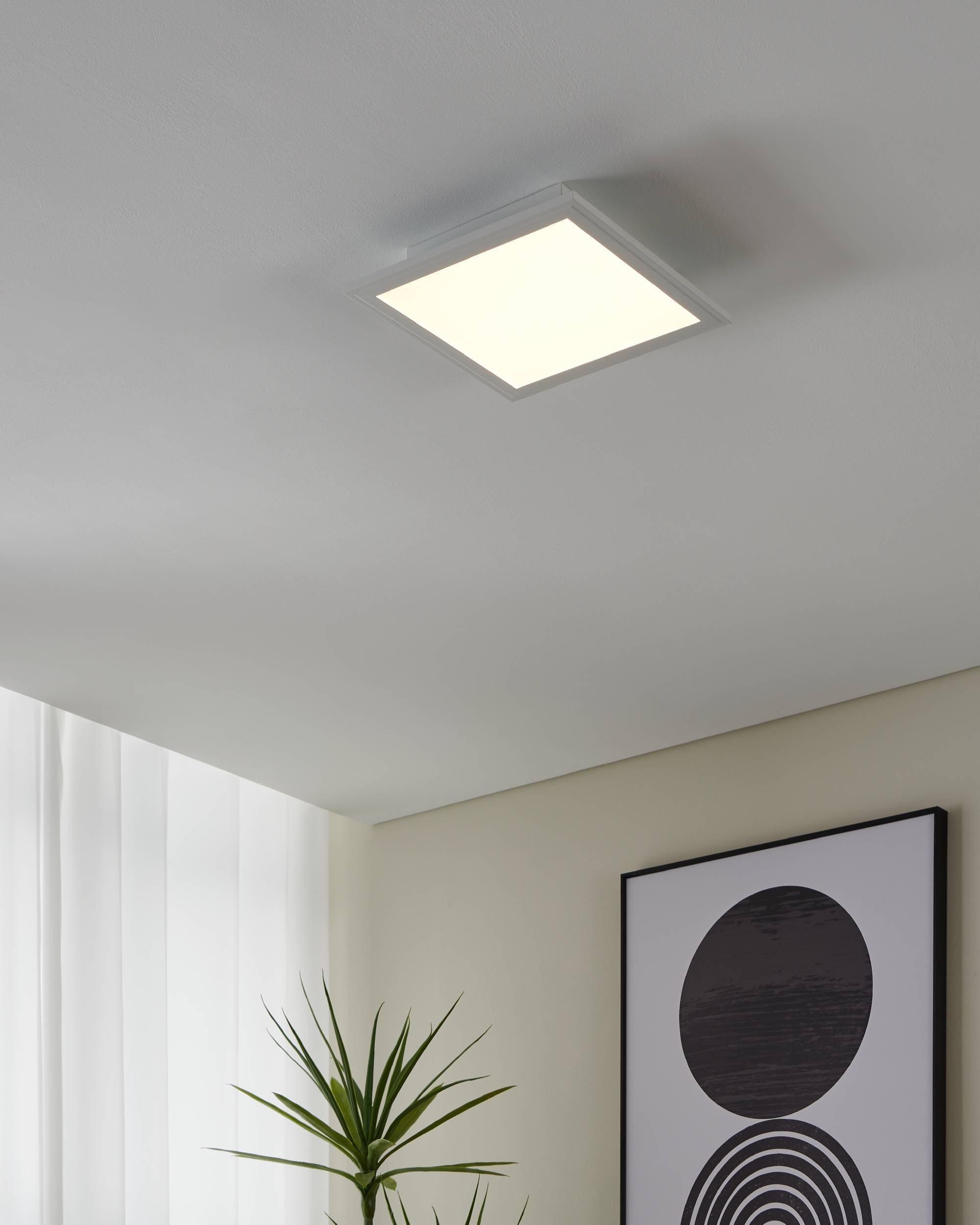 EGLO LED-Deckenleuchte »SALOBRENA-Z«,  in weiß aus Alu / inkl. LED fest integriert - 15,3 Watt