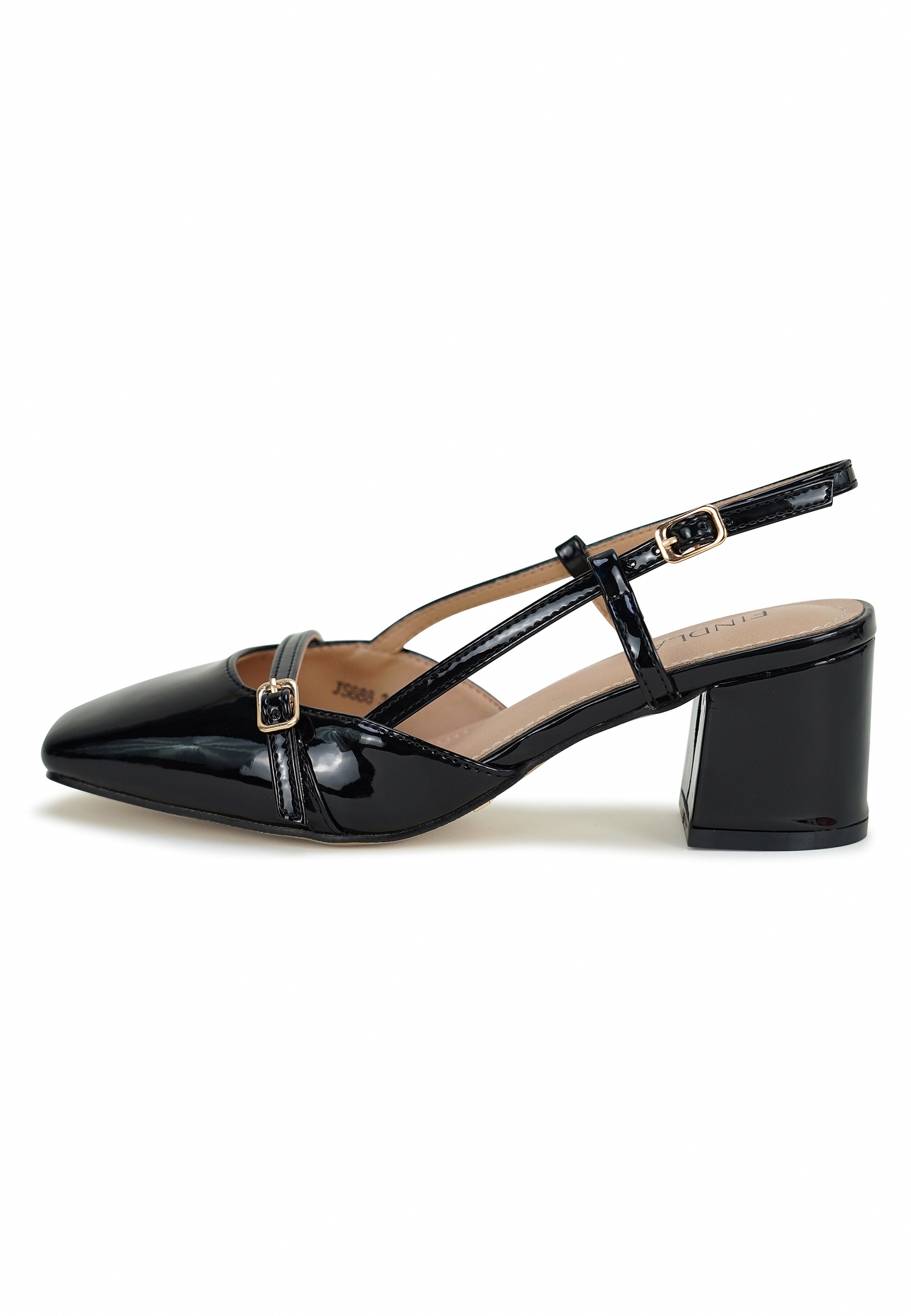 Findlay Pumps »JUNIATA«  in Lack-Optik mit Blockabsatz