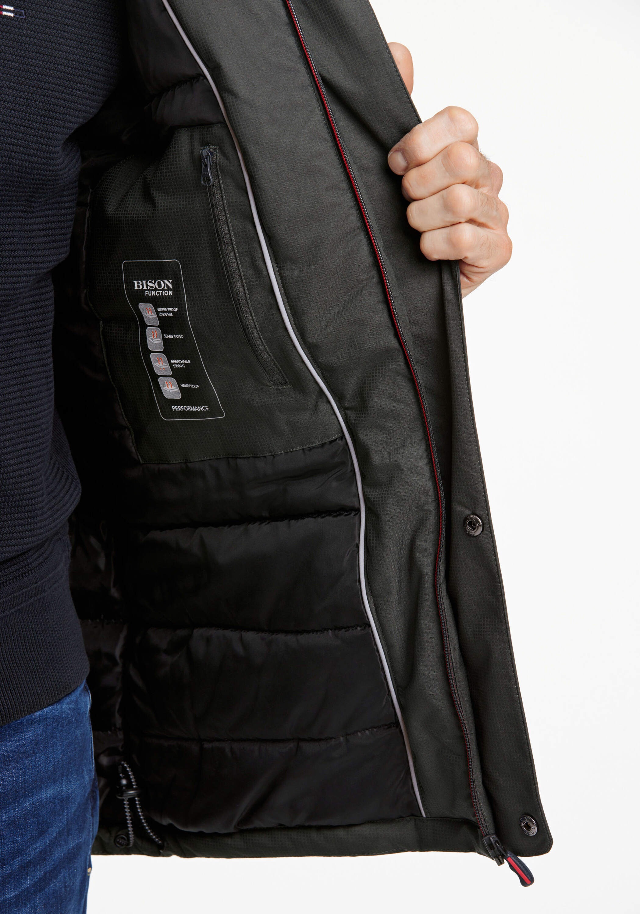 BISON Funktionsjacke »BISON Funktionelle Jacke«