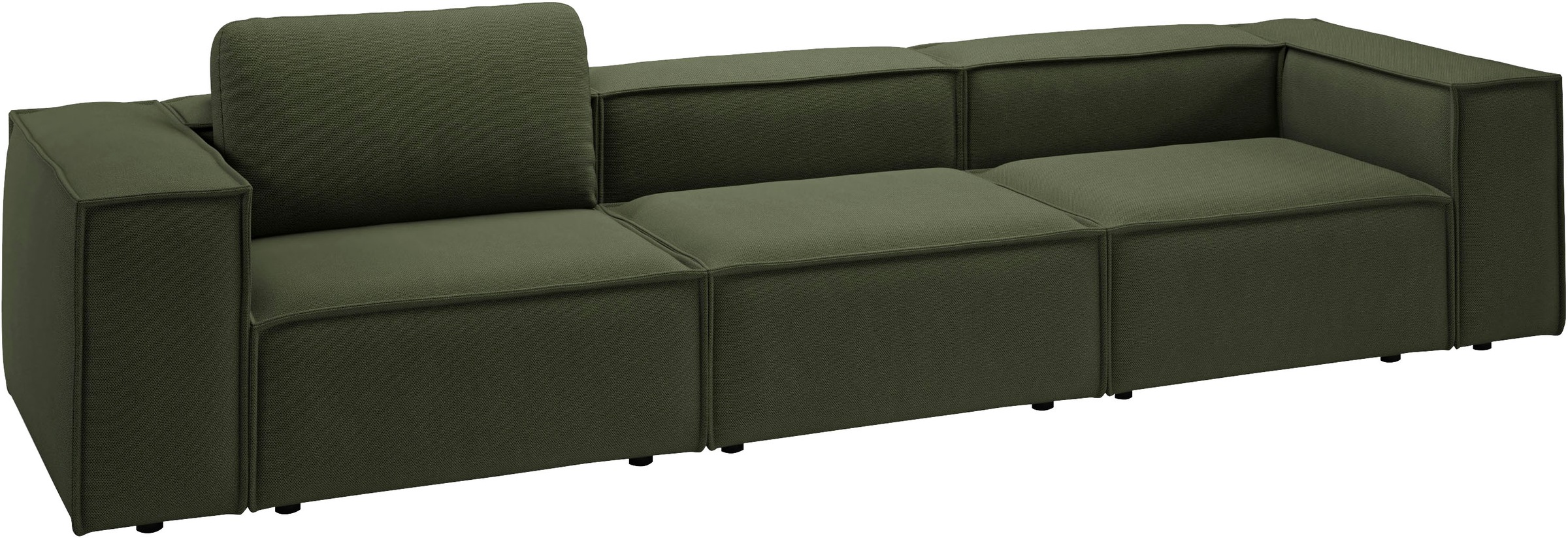 Places of Style 3,5-Sitzer »Watertown, modernes Big-Sofa XXL, 336 cm Breite, auch in Feincord«, Riesiges Designersofa mit viel Platz & weichen Bezügen in Trendfarben
