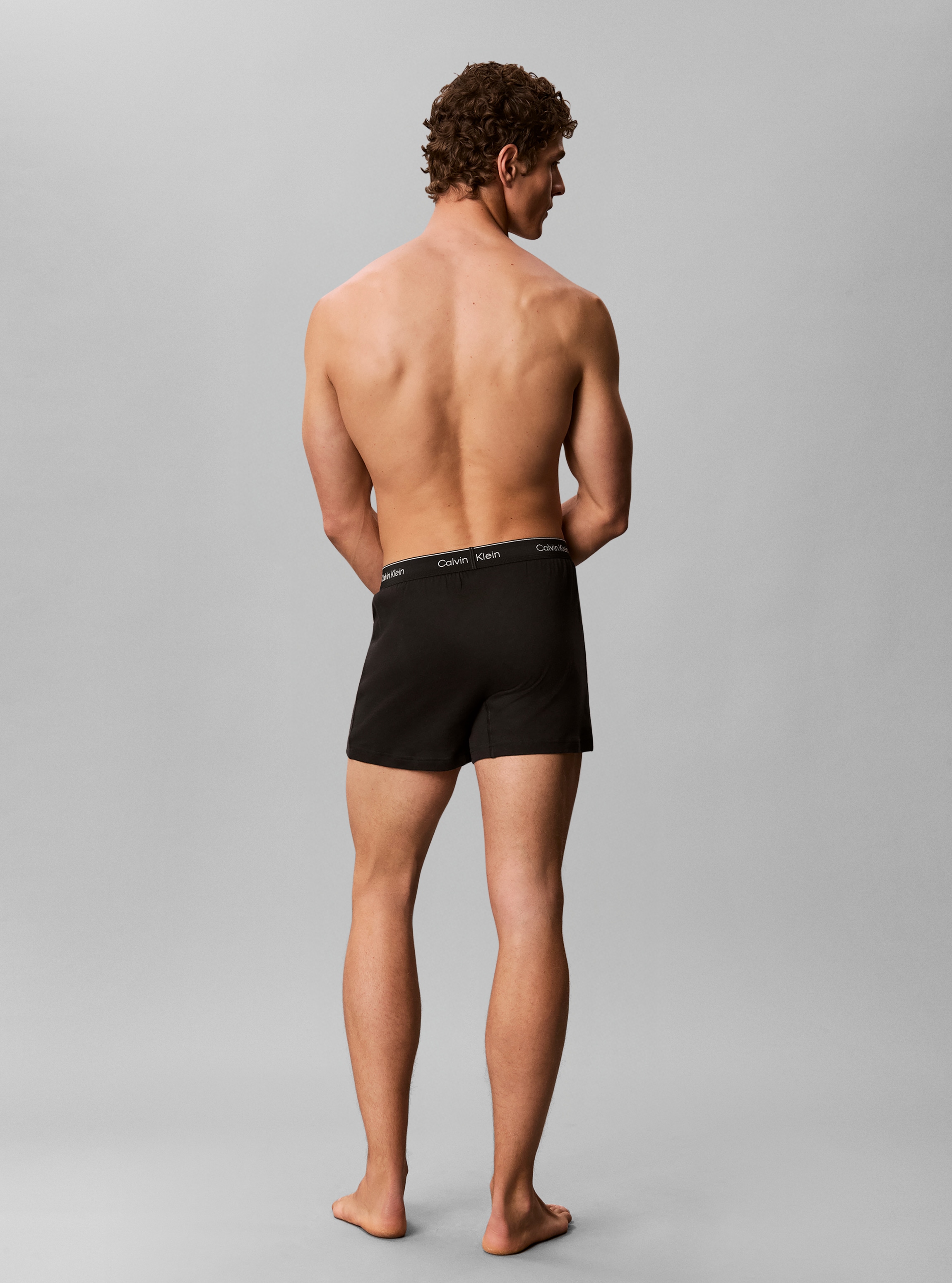Calvin Klein Underwear Boxer »BOXER TRAD 3PK« Packung, 3er-Pack,  mit Logo-Elastikbund (3 Stück)
