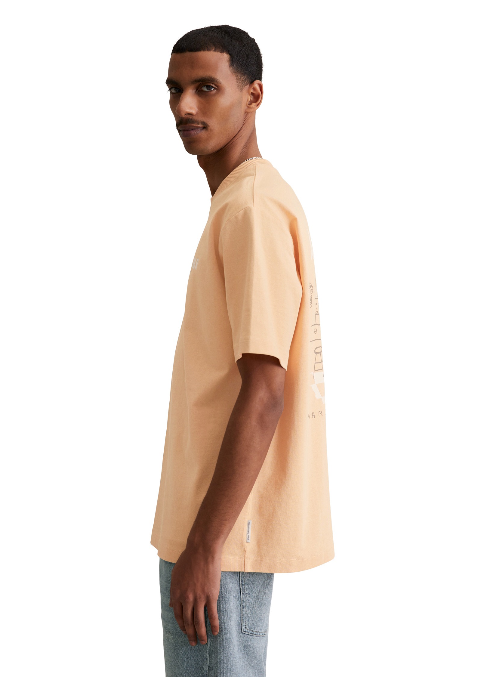 Marc OPolo DENIM T-Shirt "mit markantem Rückenprint" günstig online kaufen