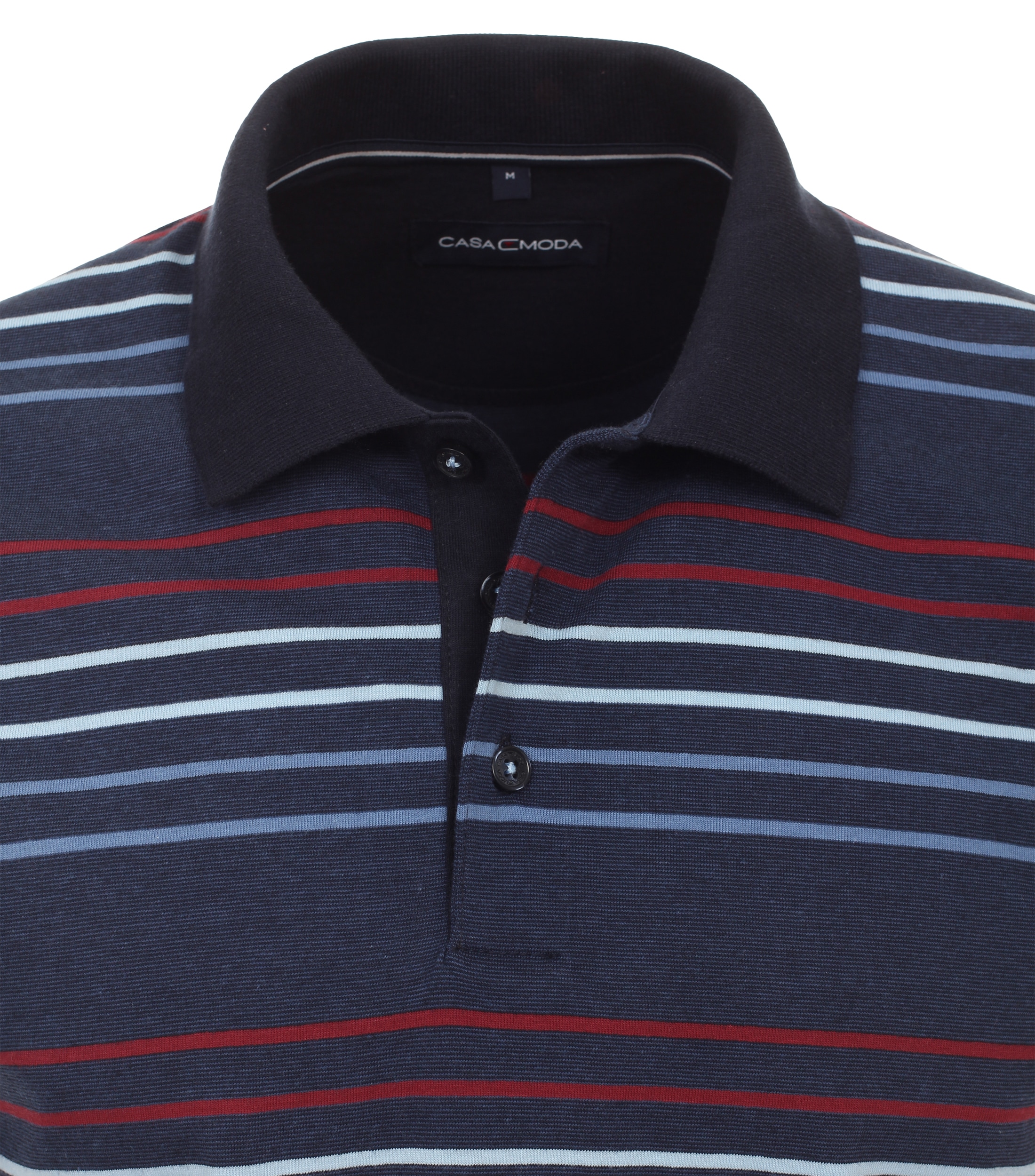 CASAMODA Poloshirt »CASAMODA Polo-Shirt gestreift«