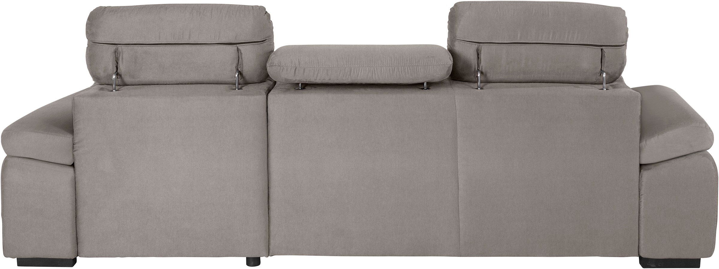 COTTA Ecksofa »Lola L-Form mit Kopfteilfunktion & Hocker«, (Set, mit Hocker), wahlweise mit Bettfunktion, Bettkasten & Armteilverstellung