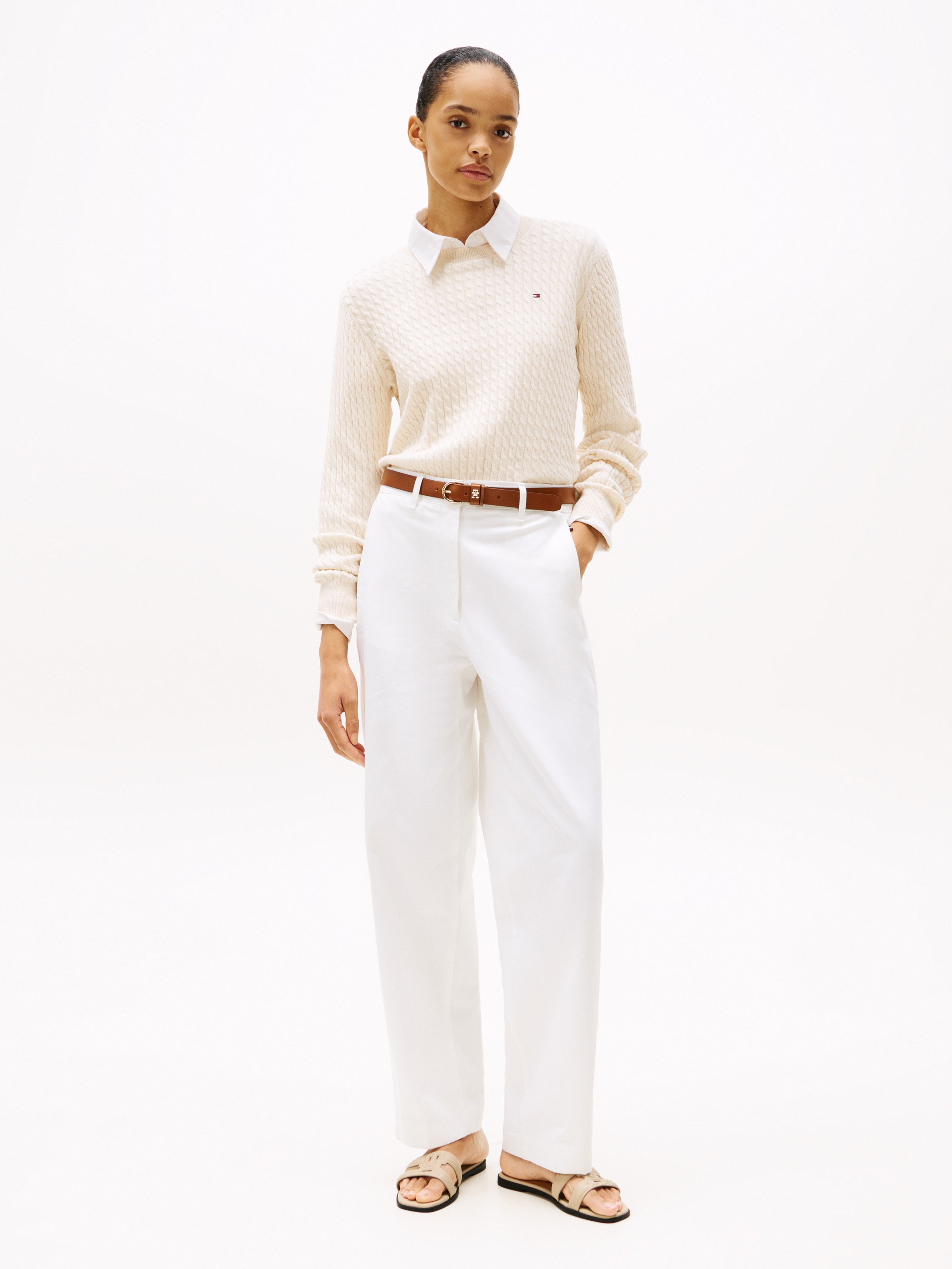 Tommy Hilfiger Pantolette "TH LOGO STRAP MULE" Bequemschuh, Sommerschuh, Fl günstig online kaufen