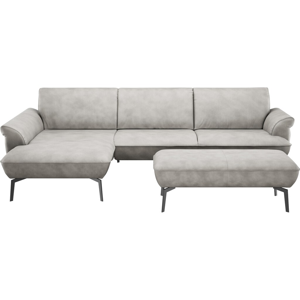 himolla Ecksofa »himolla 9900«, (mit Hocker)