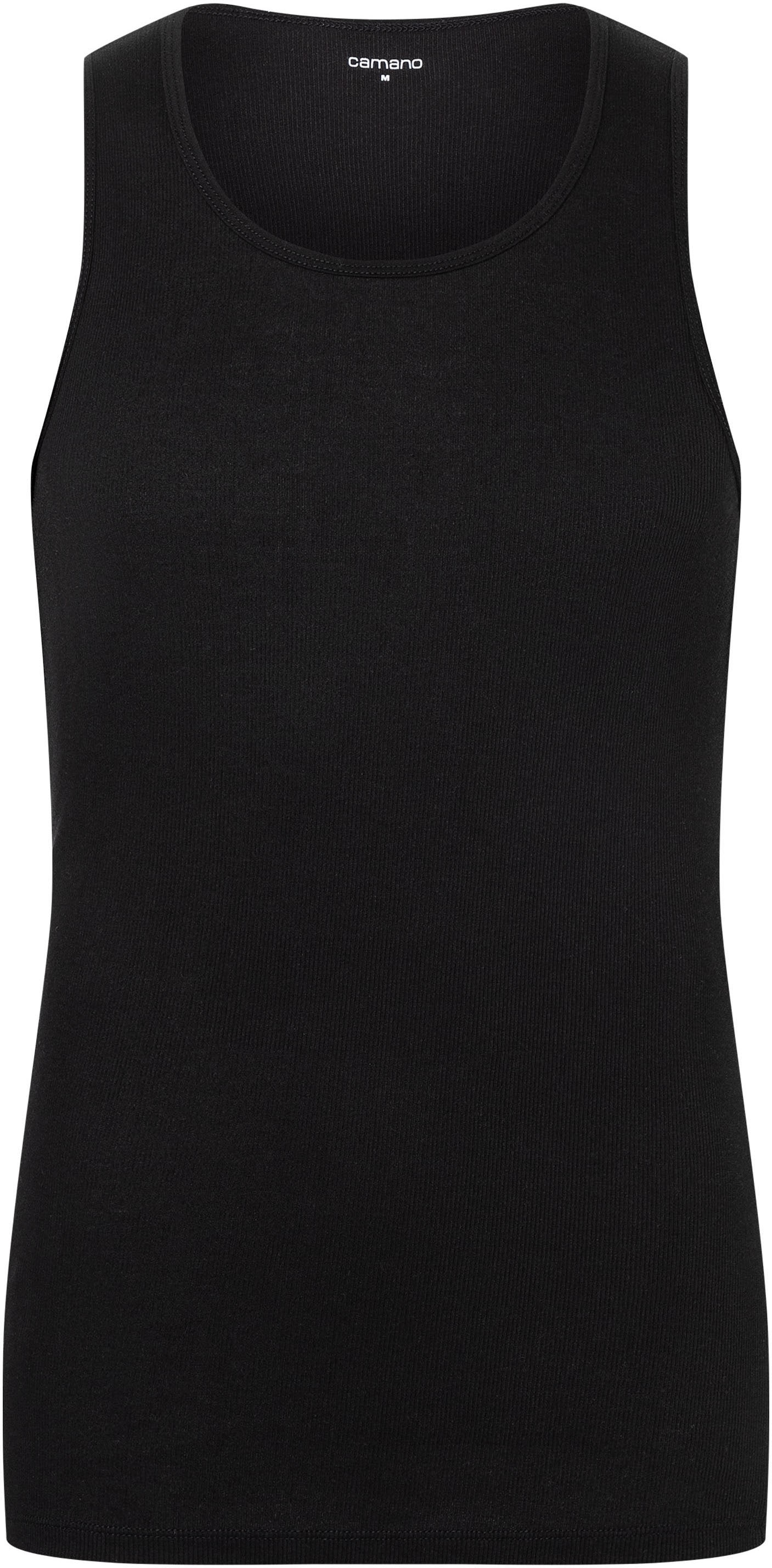 Camano Unterhemd »comfort«, (2er Pack), mit tiefem Rundhals