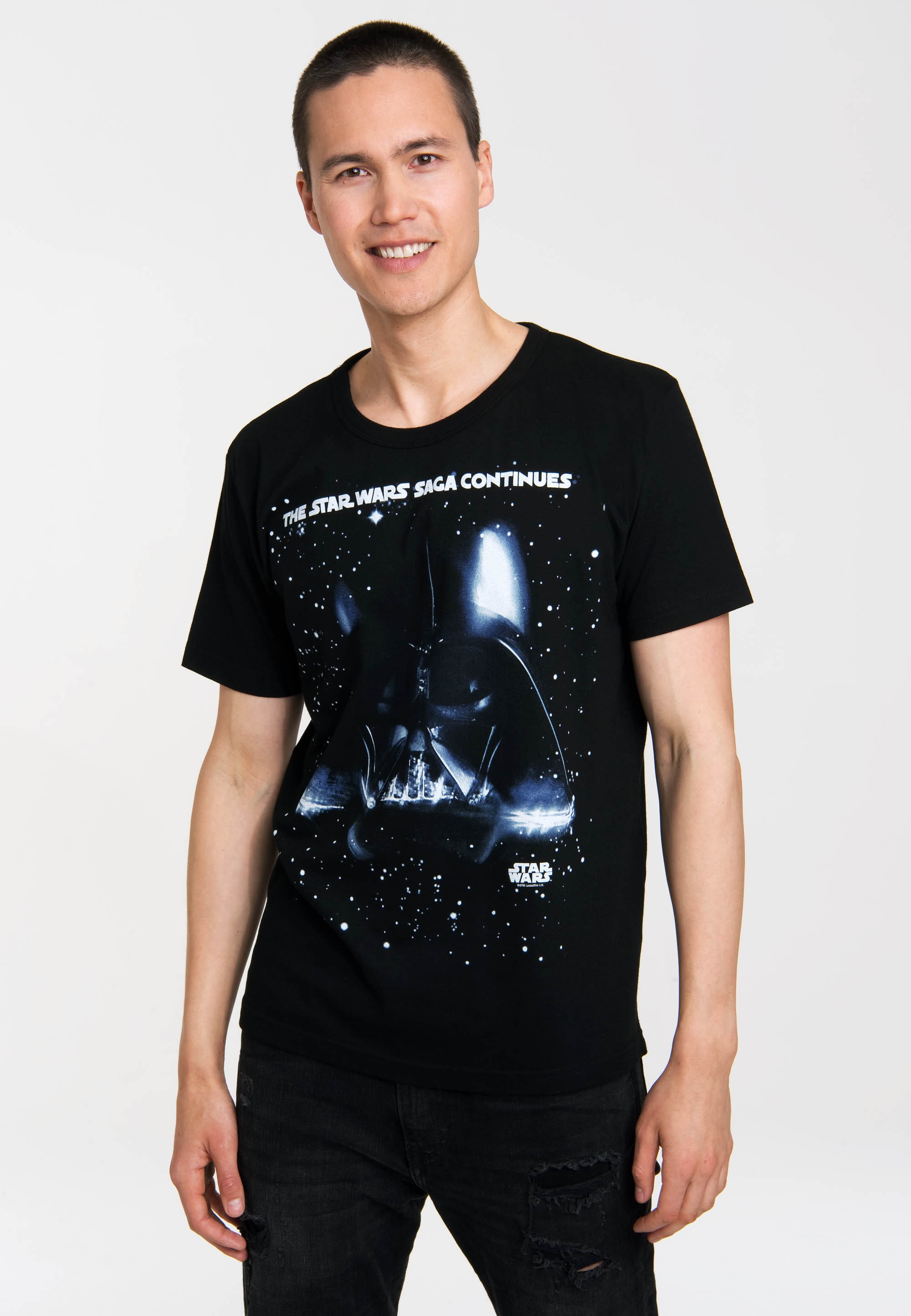 LOGOSHIRT T-Shirt »Star Wars - Darth Vader - Saga«, mit Star Wars-Print