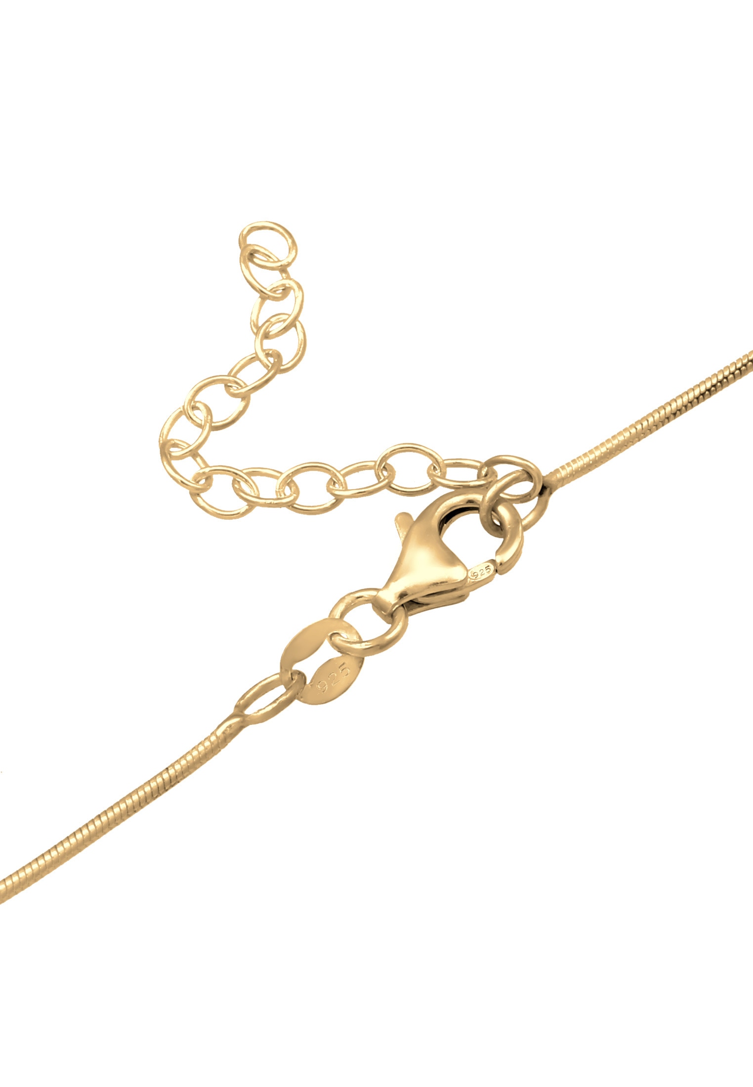 Elli Kette ohne Anhänger »Runde Schlangenkette Basic 925 Sterling Silber«