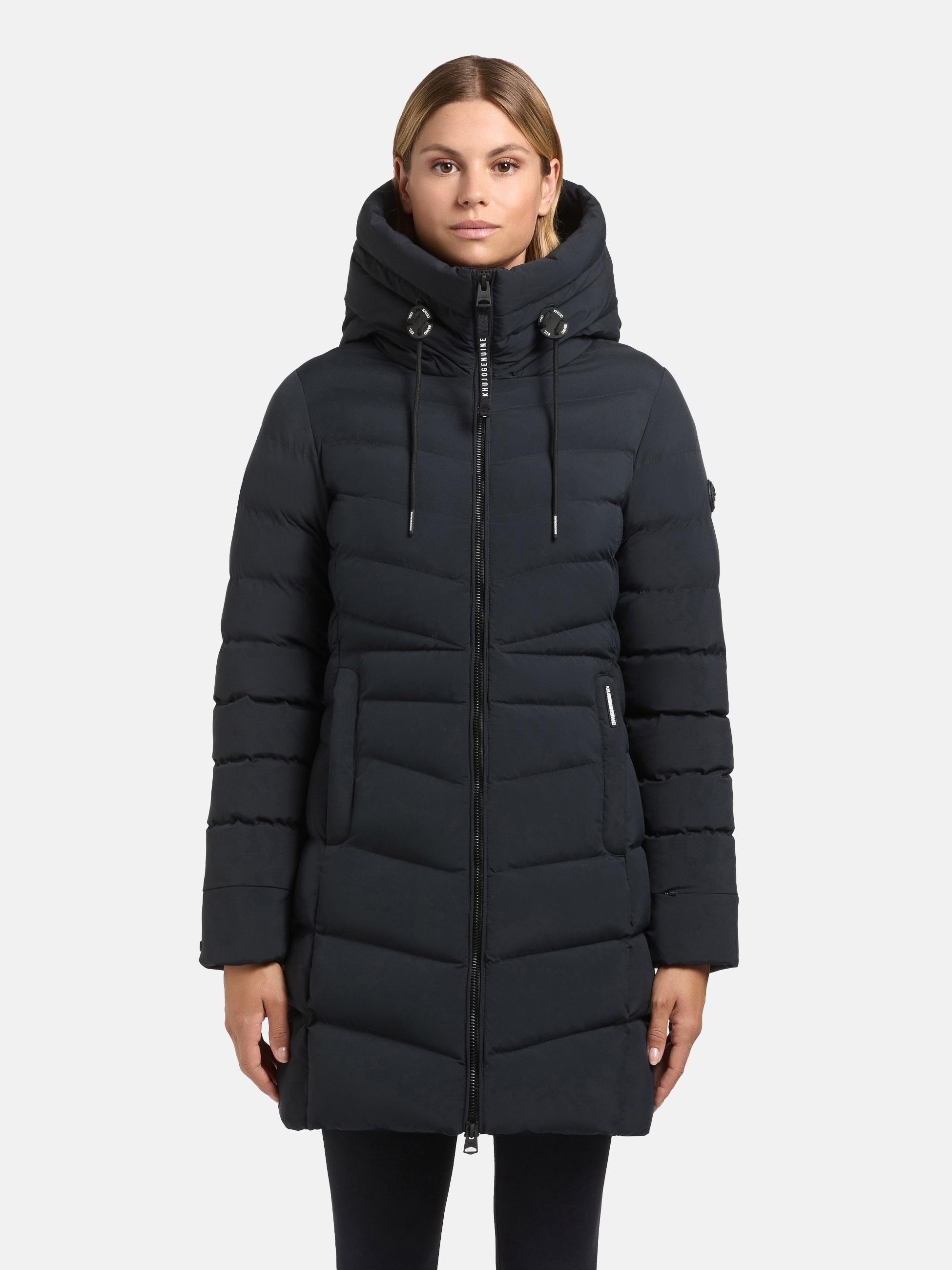 khujo Steppmantel "Tuhani5" Formschöner langer Damen Mantel