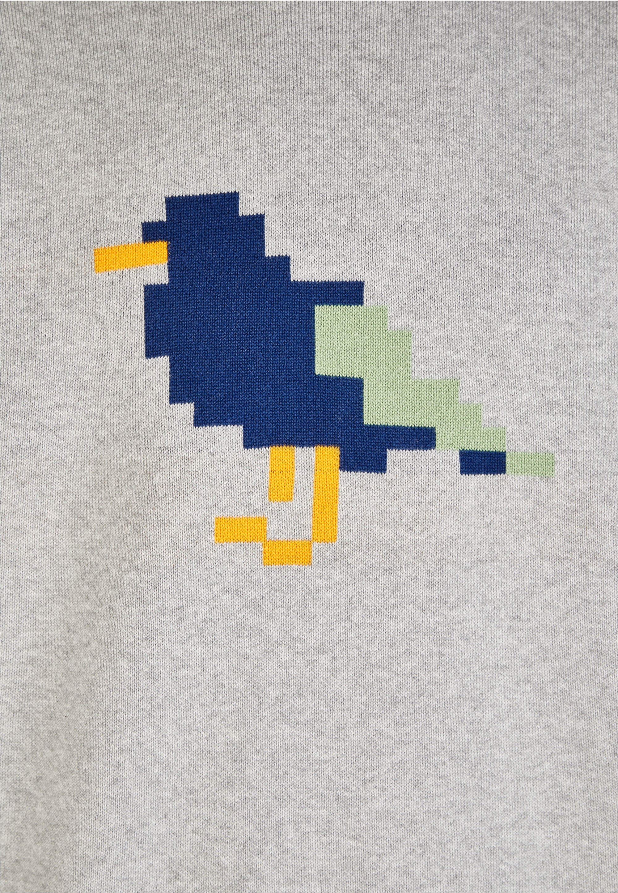 Cleptomanicx Strickpullover mit großem Frontprint