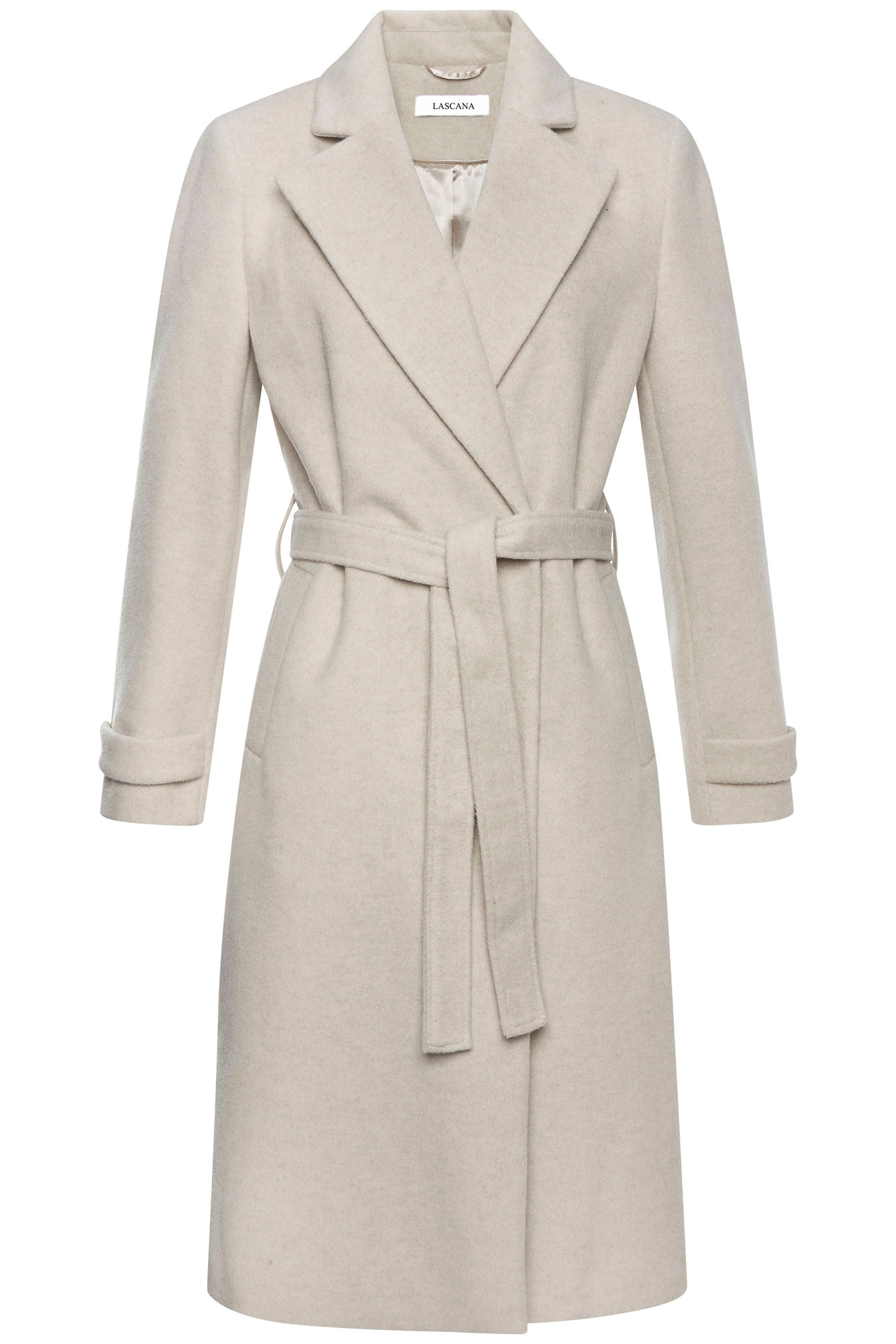 LASCANA Langmantel, mit Reverskragen, eleganter Damenmantel günstig online kaufen