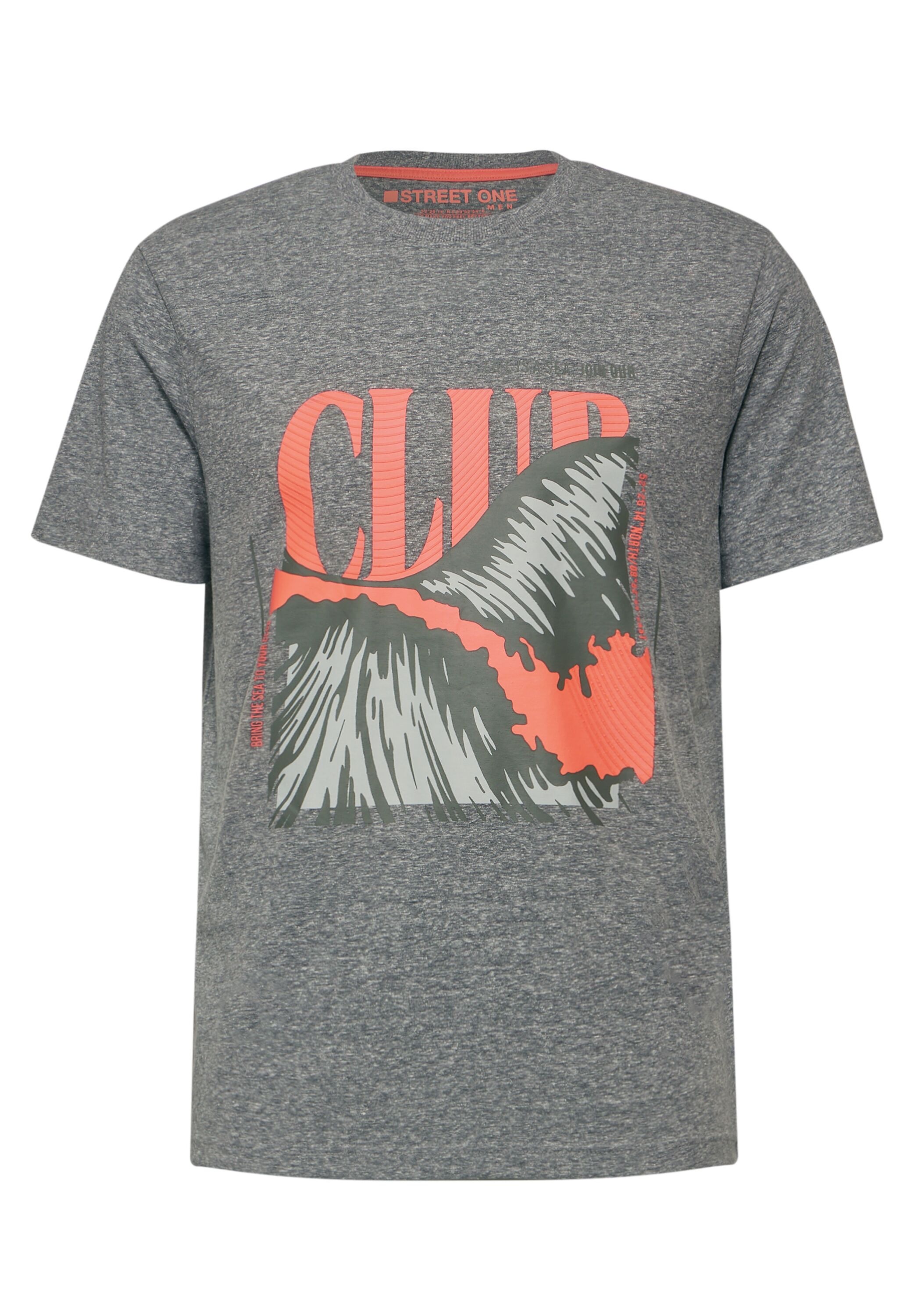 STREET ONE MEN T-Shirt, bestehend aus einem Materialmix