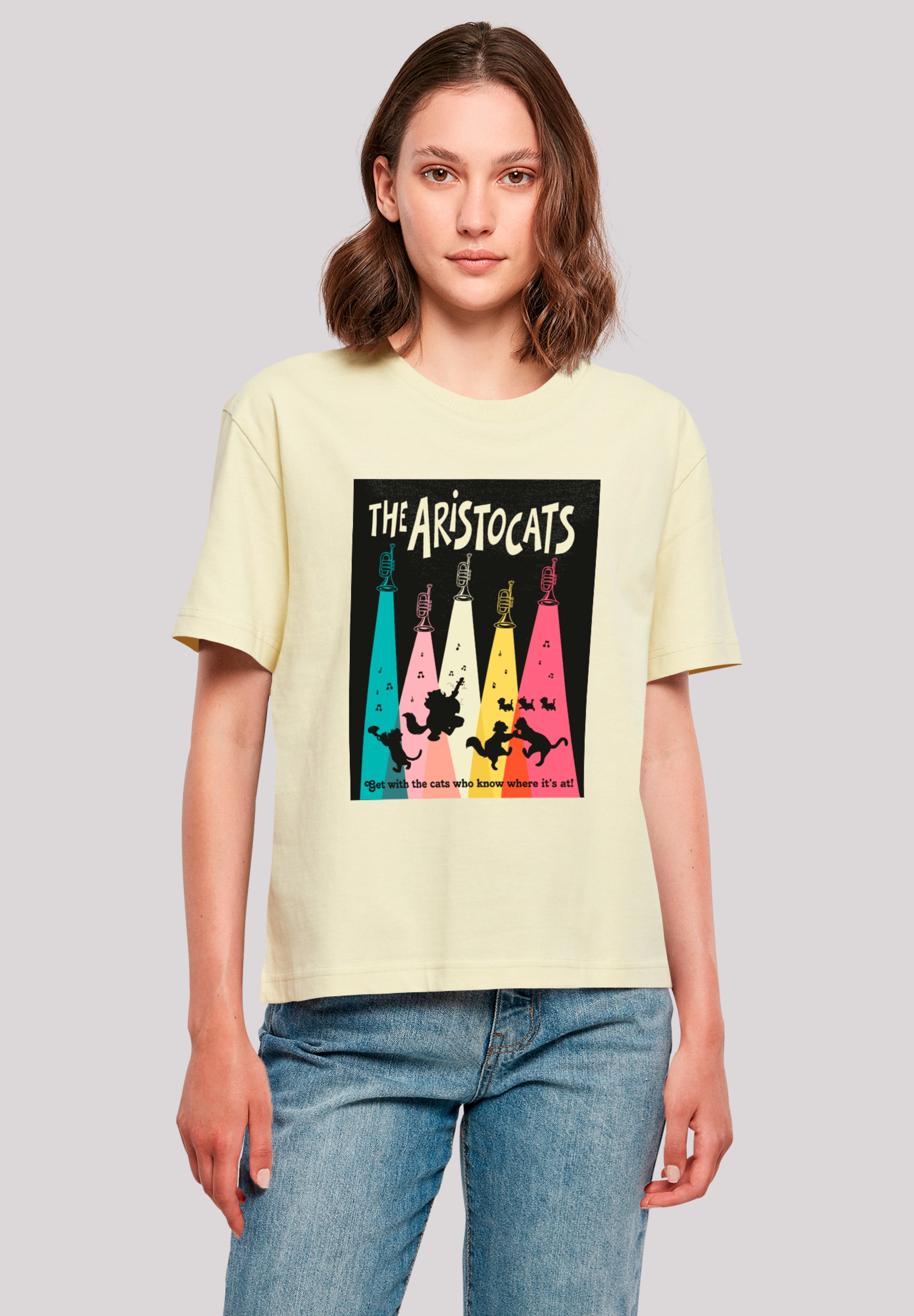 F4NT4STIC T-Shirt "Disney Aristocats Get With The Cats", Premium Qualität günstig online kaufen