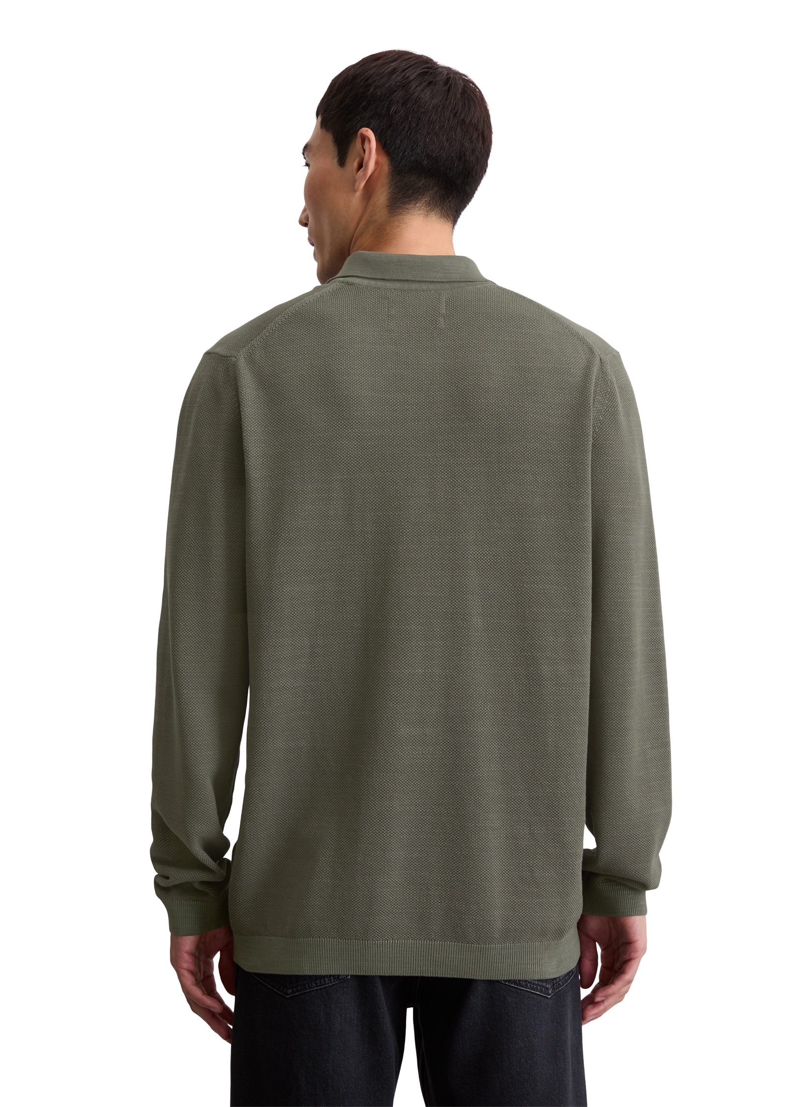 Thumbnail - Marc OPolo Strickpullover "aus feinem Bio-Baumwoll-Piqué"