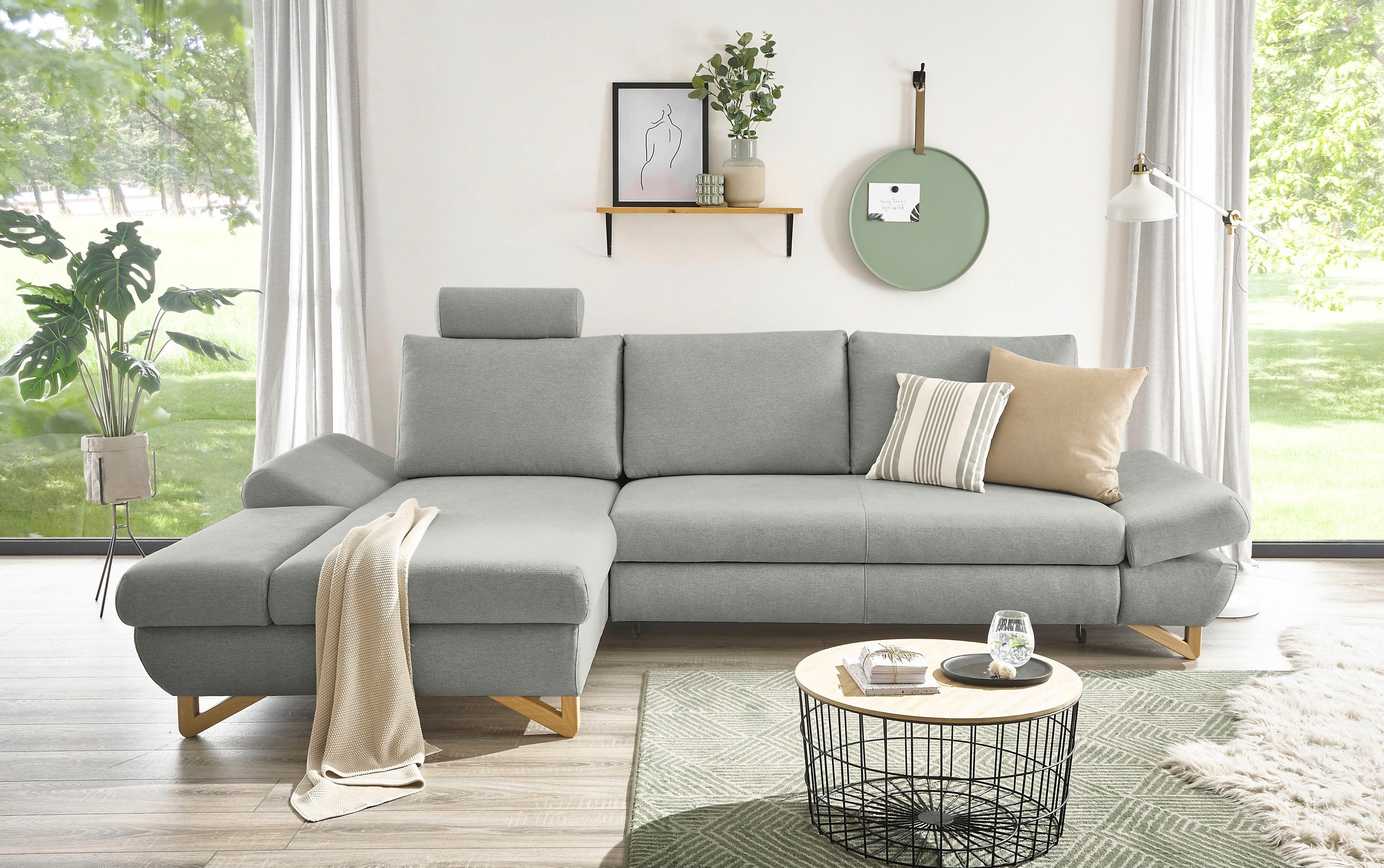 INOSIGN Schlafsofa »City/Giron«, komfortable Bettfunktion (Liegefläche 245 x 138 cm), sowie Bettkasten