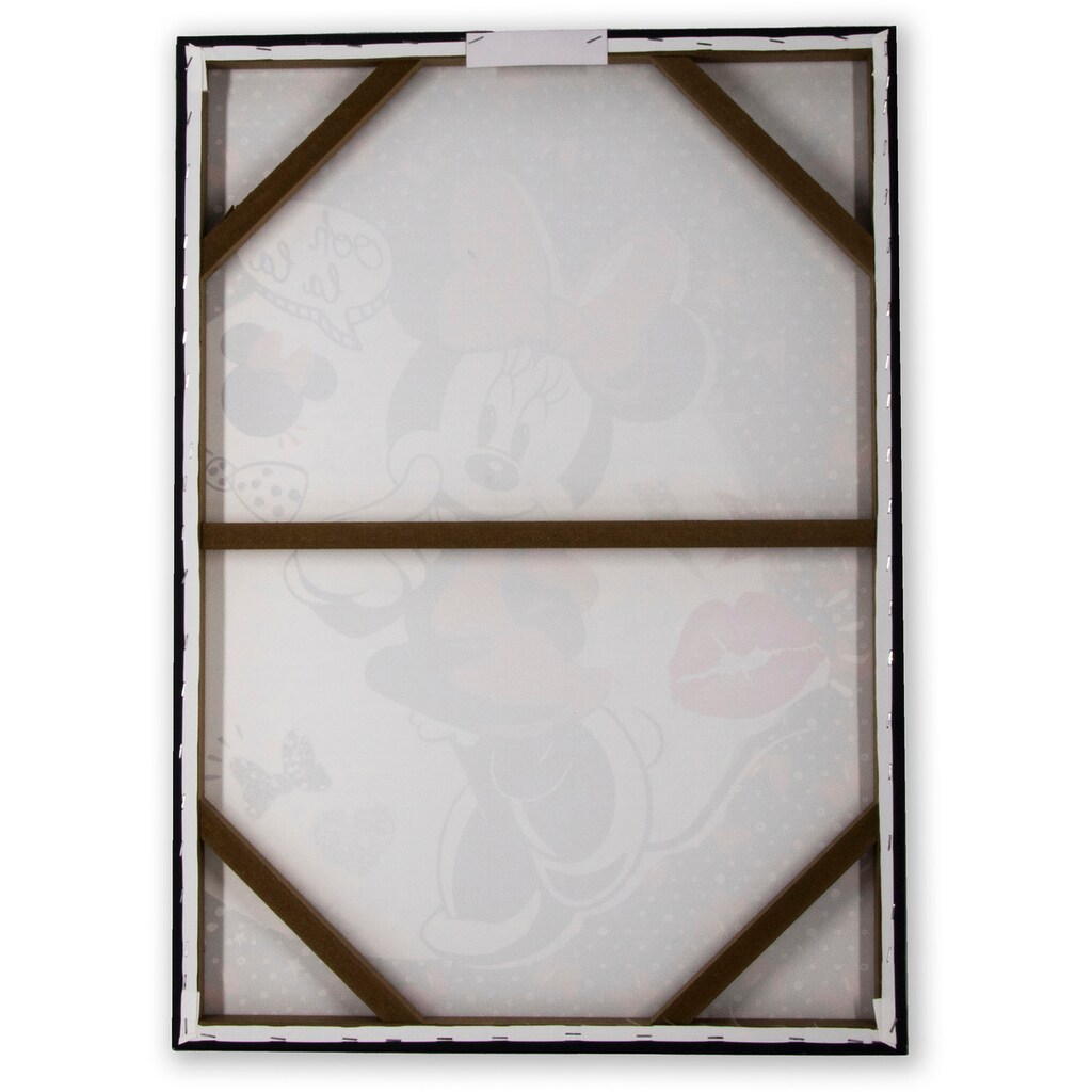 Disney Leinwandbild »Minnie Kiss«, (1 St.)