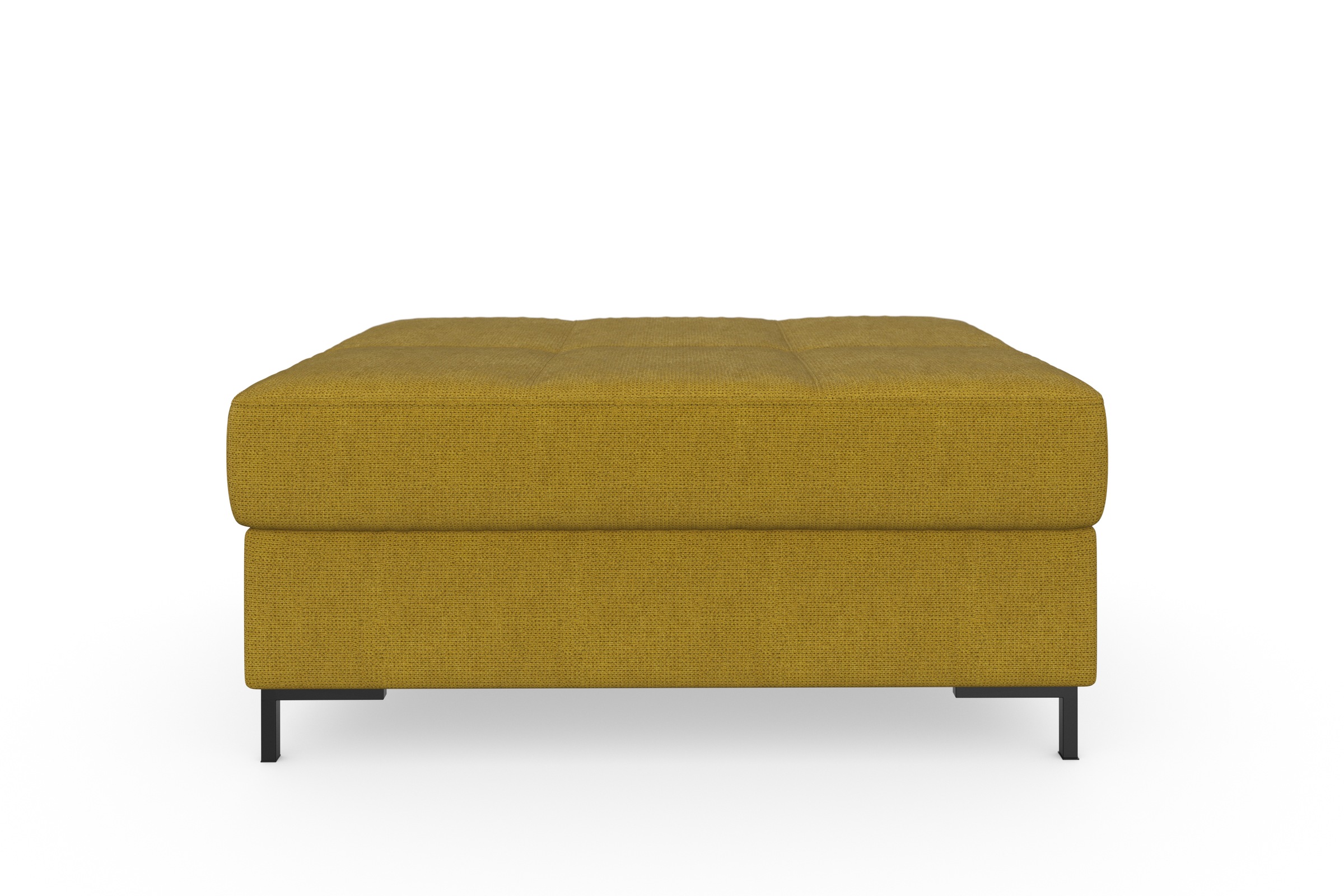 DOMO collection Polsterhocker "Capelo bequem, Federkernunterfederung, B/T 100/70cm" inklusive Federkern
