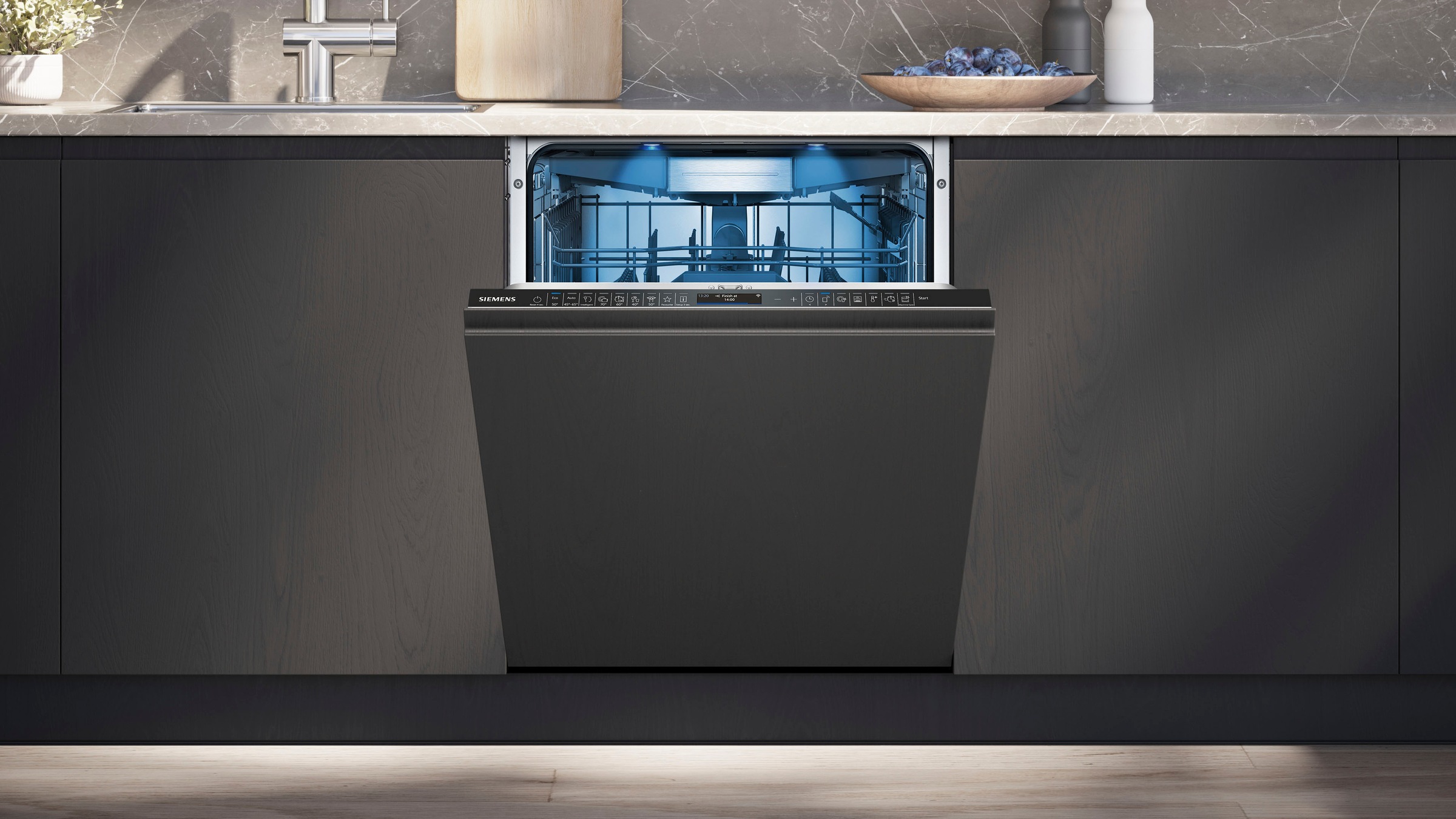 SIEMENS vollintegrierbarer Geschirrspüler iQ700 "SN87TX00CE" 14 Maßgedecke günstig online kaufen
