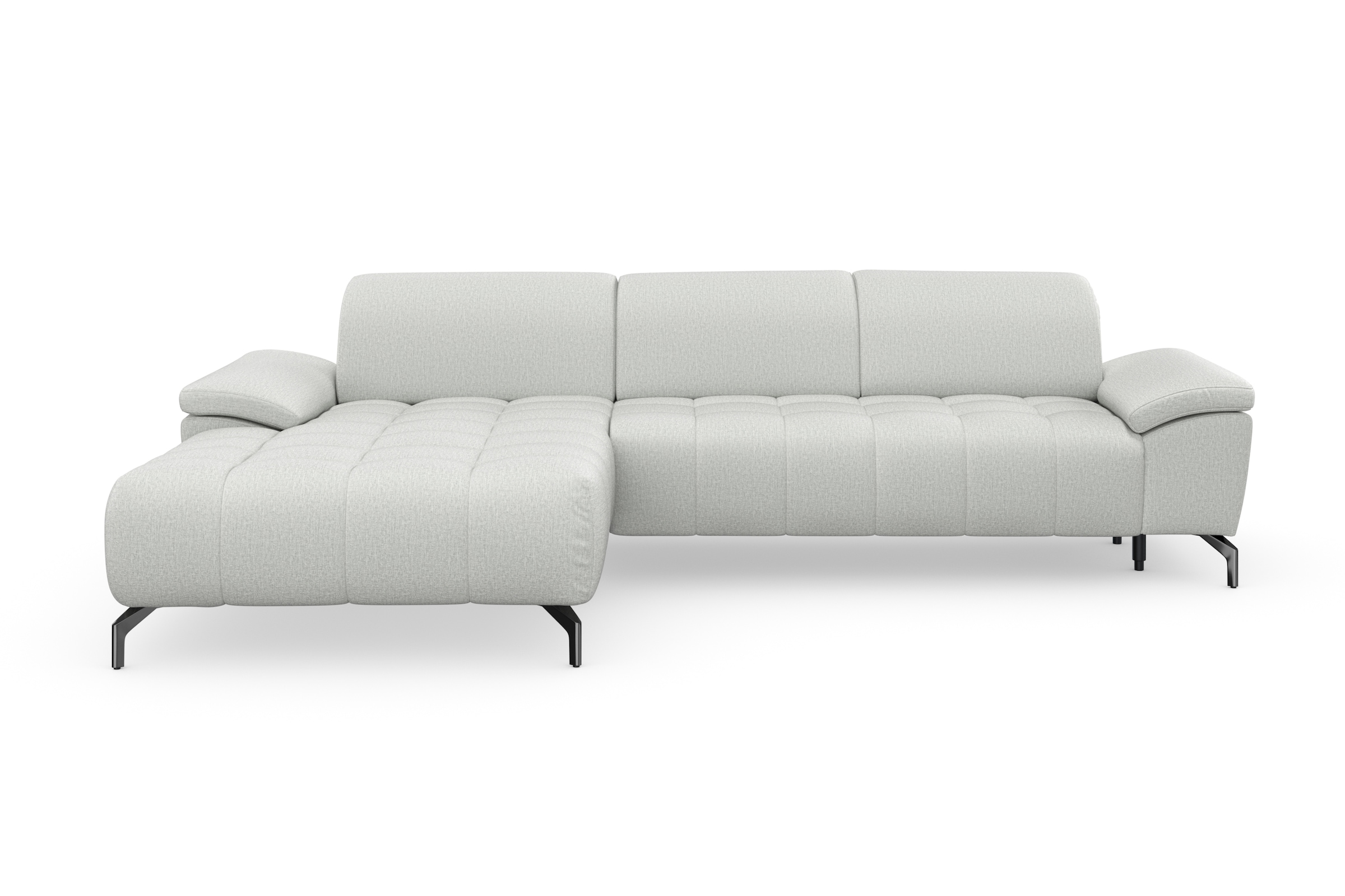 sit&more Ecksofa »Cool L-Form«, wahlweise mit Kopfteilverstellung und Vorziehsitz, motorisch