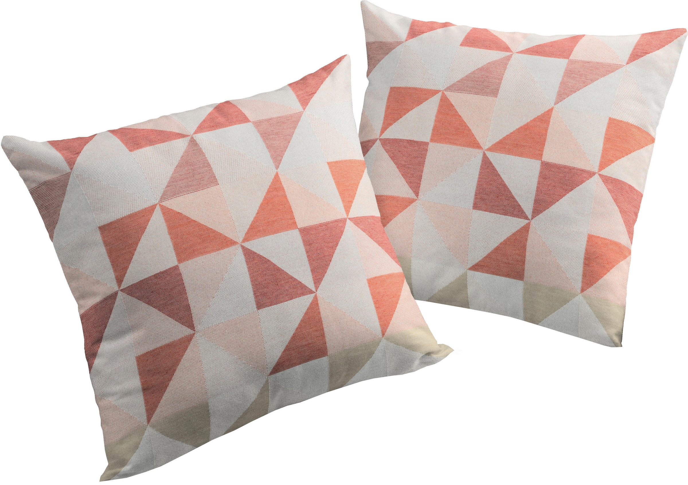 Wirth Dekokissen "Berlare" Kissenhülle ohne Füllung, 2 Stück günstig online kaufen