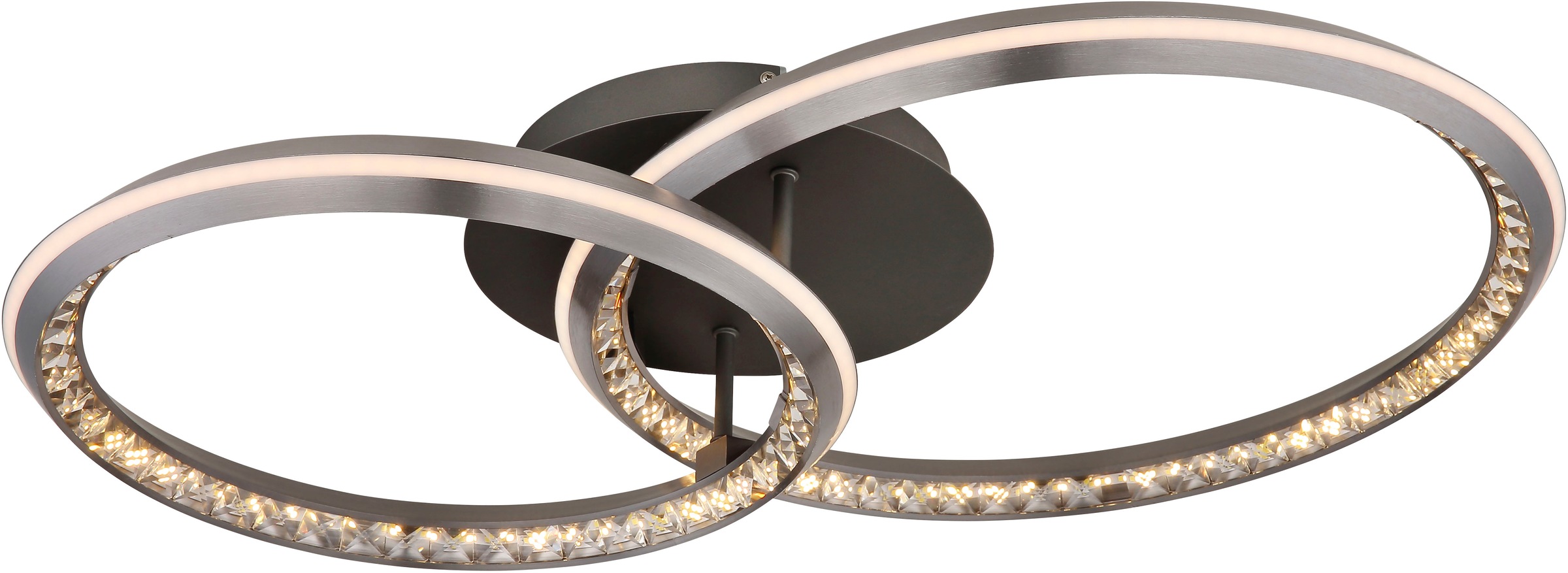 GLOBO LIGHTING Deckenleuchte »ALAINA« LED-Modul 1 Stk. warmweiß - kaltweiß Deckenlampe Wohnzimmer-Leuchte Schlafzimmer-Leuchte Flur Küche