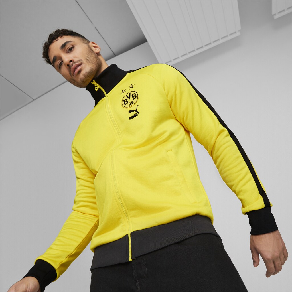 PUMA Sweatjacke »Borussia Dortmund ftblHeritage T7 Trainingsjacke Herren«