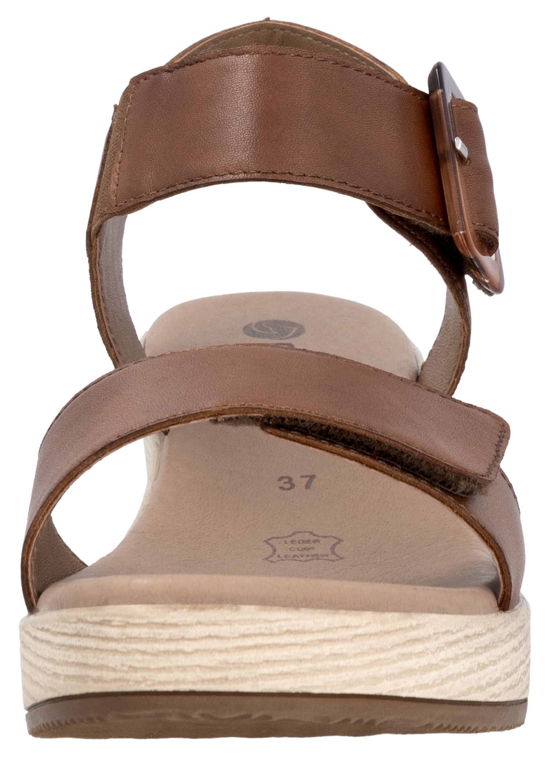 Remonte Sandalette, Blockabsatz, Sommerschuh, Sandale mit Klettverschlüssen