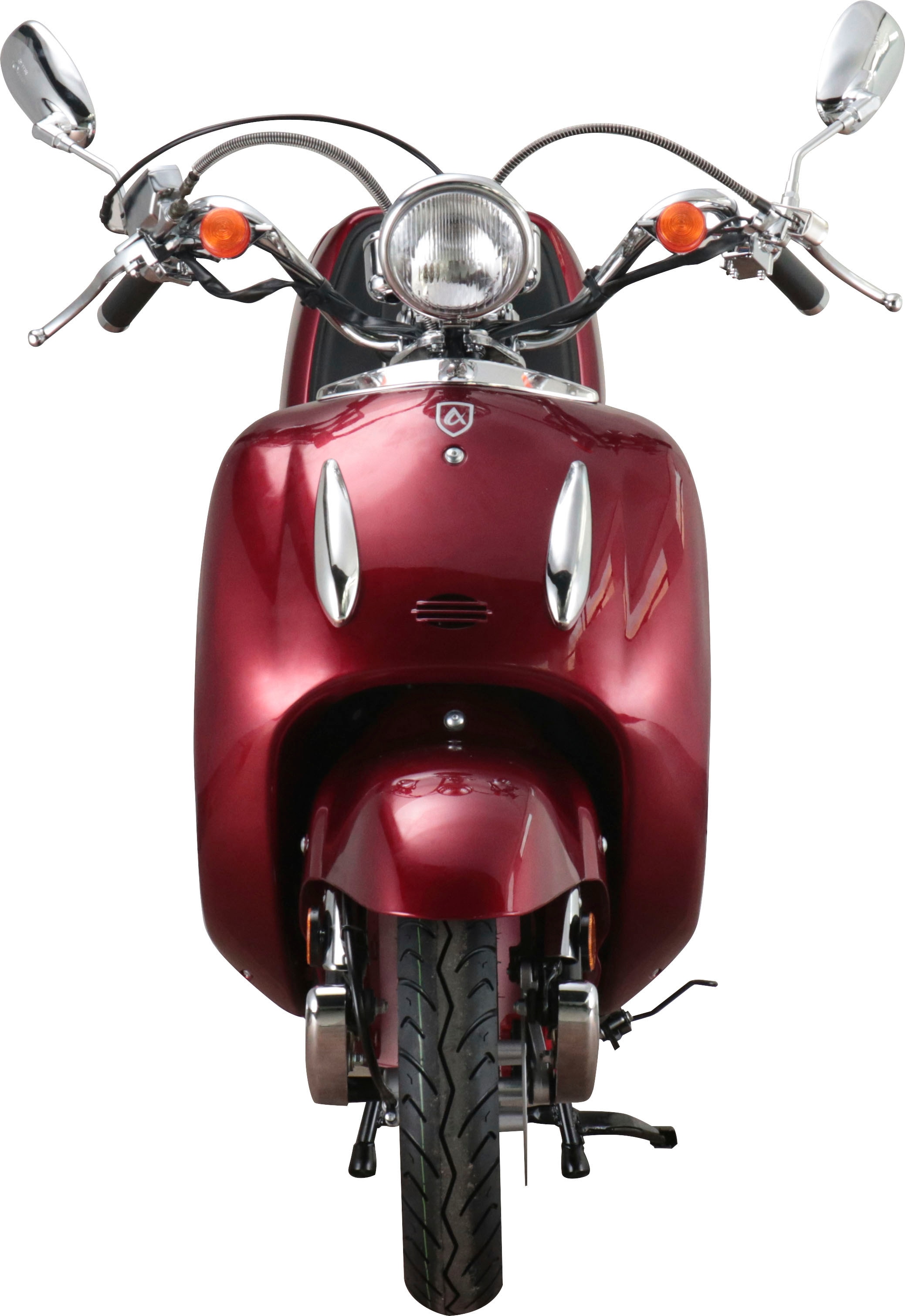 Alpha Motors Motorroller »Retro PS, auf Topcase cm³, 2,99 50 km/h, 5, | 45 Raten BAUR inkl. Euro Firenze«
