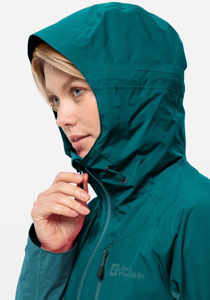 Jack Wolfskin Funktionsjacke »EAGLE PEAK 2L JKT W«, mit Kapuze