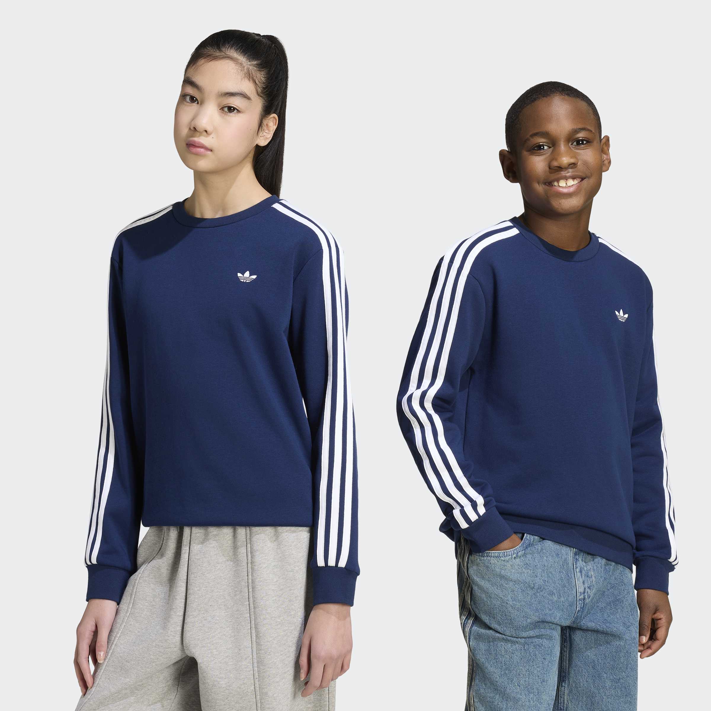 adidas Originals Sweatshirt "LOCKERES 3-STREIFEN RUNDHALS"
